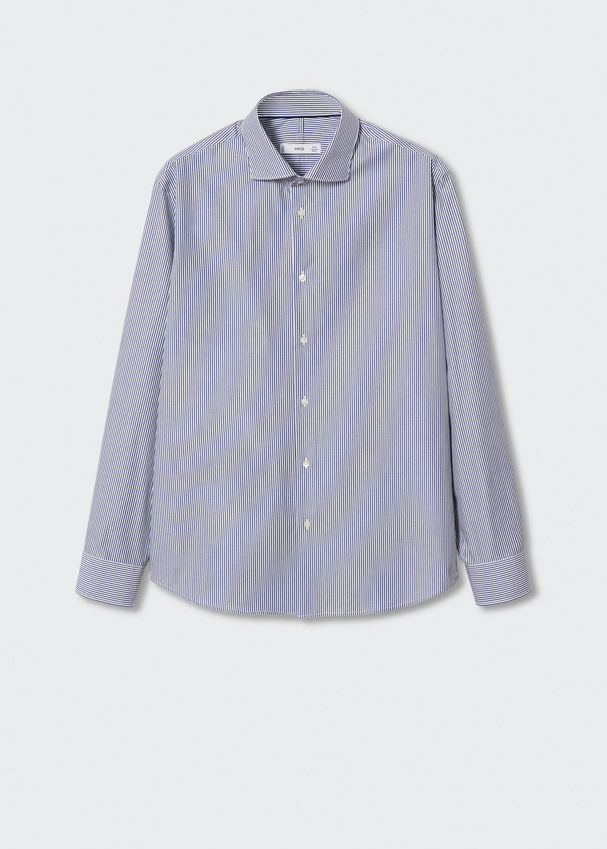 Gestreiftes Slim Fit-Hemd aus Baumwolle - Artikel ohne Model