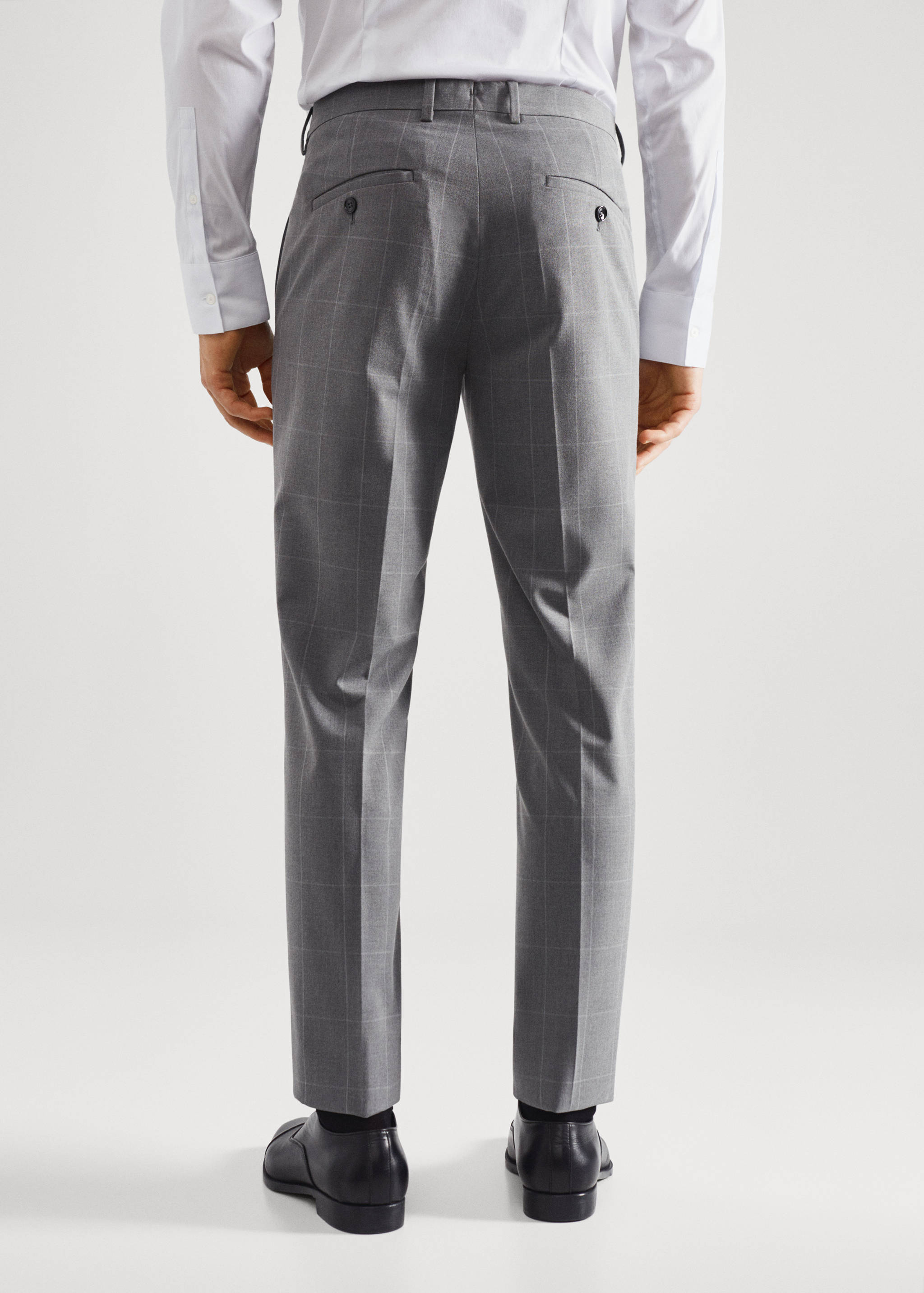 Super slim fit suit trousers - Reverse of the article