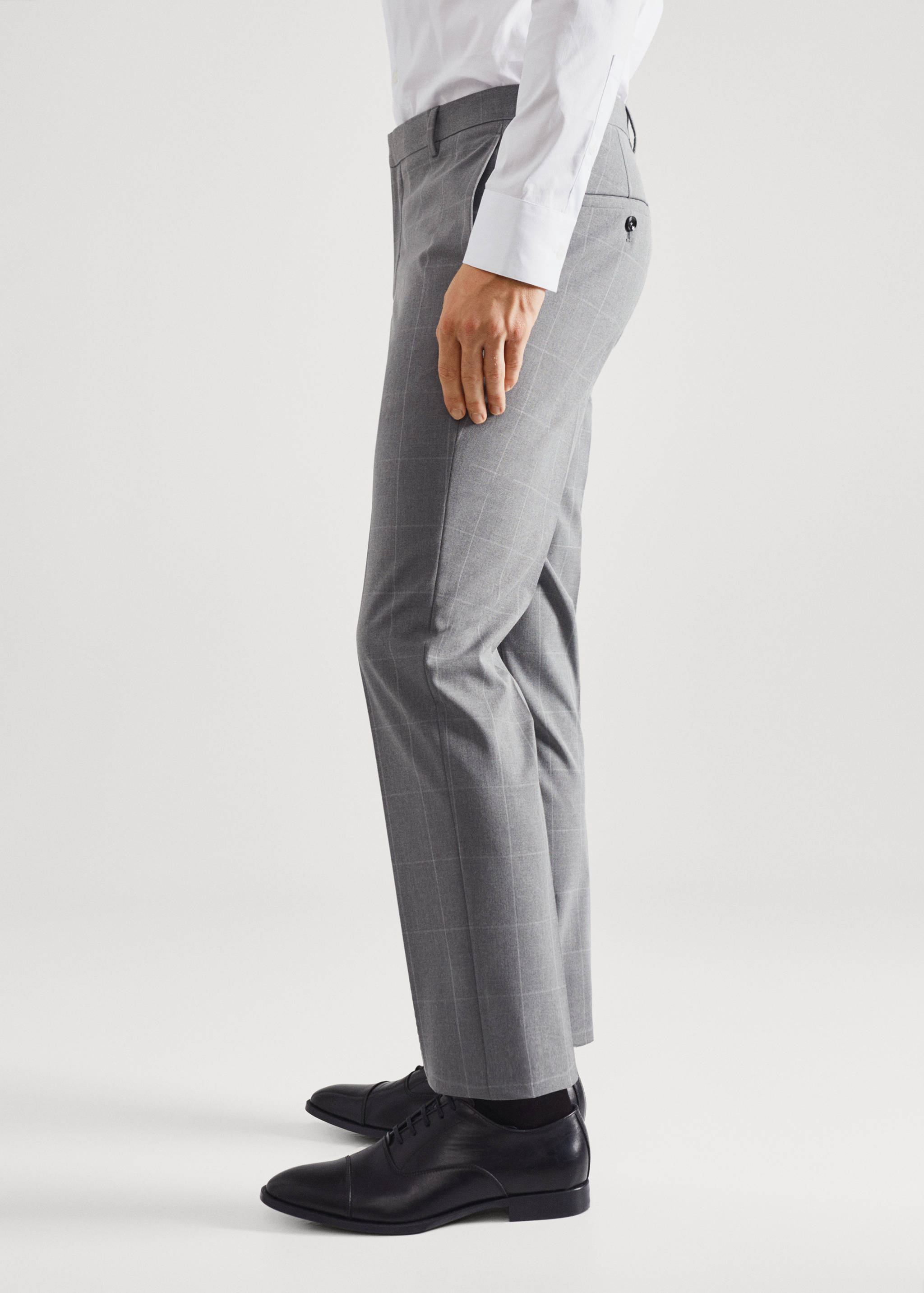 Super slim fit suit trousers - Details of the article 4
