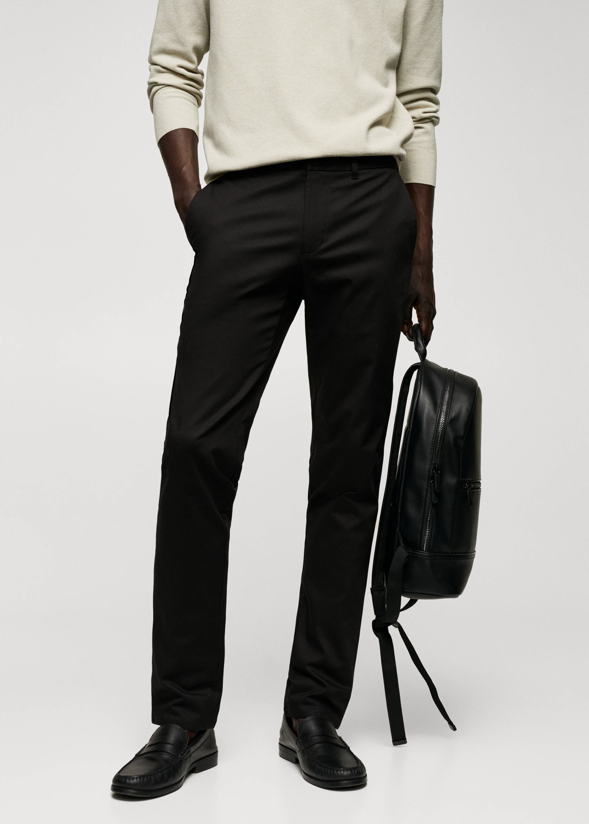 Skinny chino trousers - Medium plane