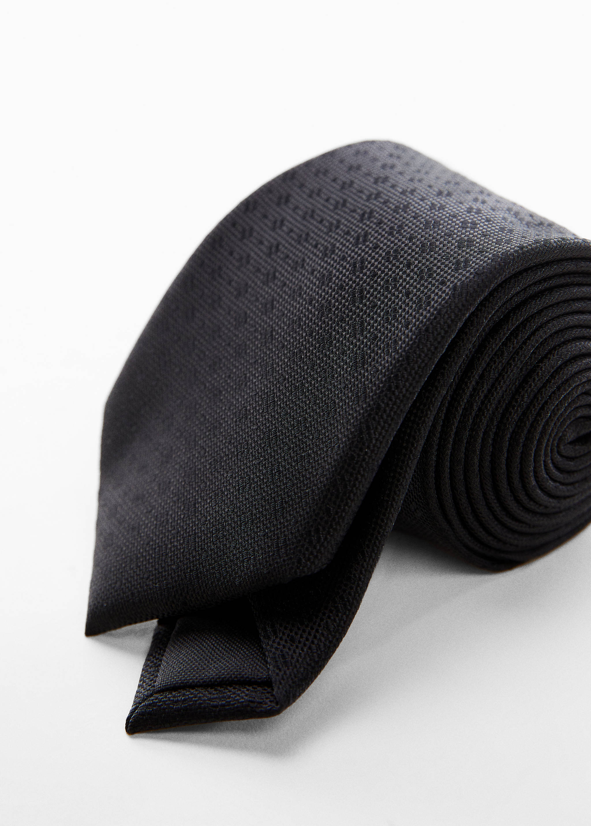 Crease-resistant jacquard tie - Medium plane