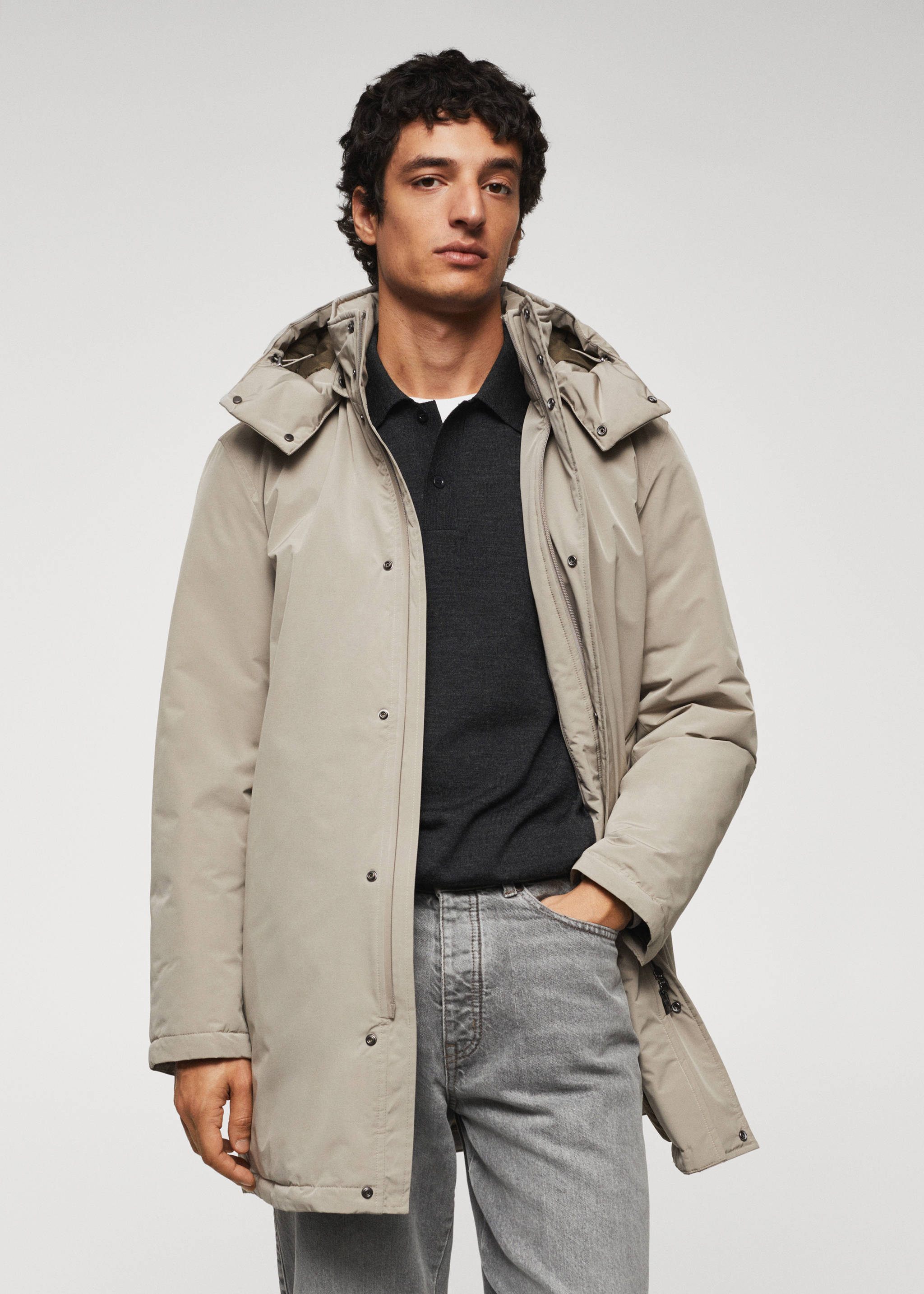 Parca caputxa embuatada - Pla mig