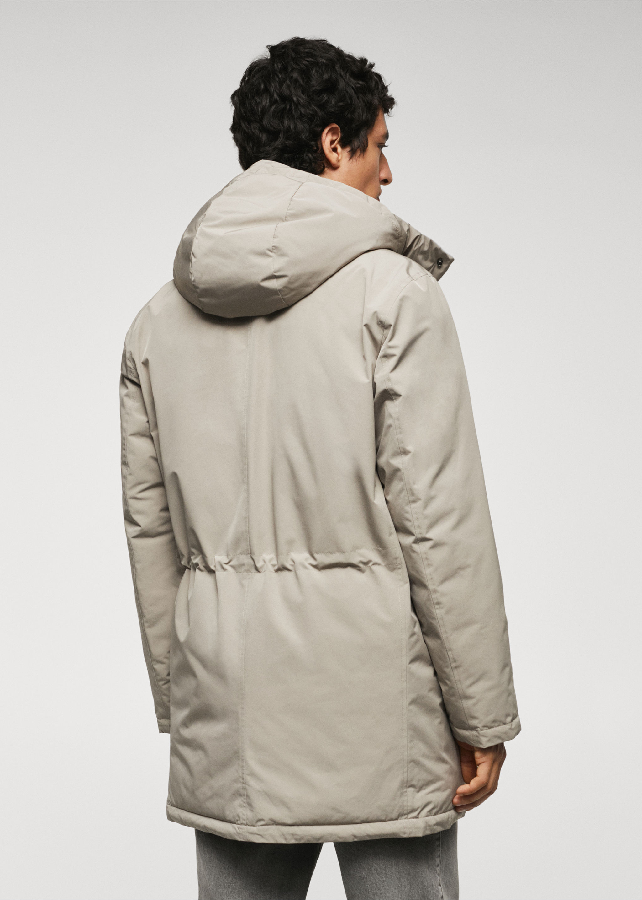 Parka matelassée à capuche - Verso de l’article