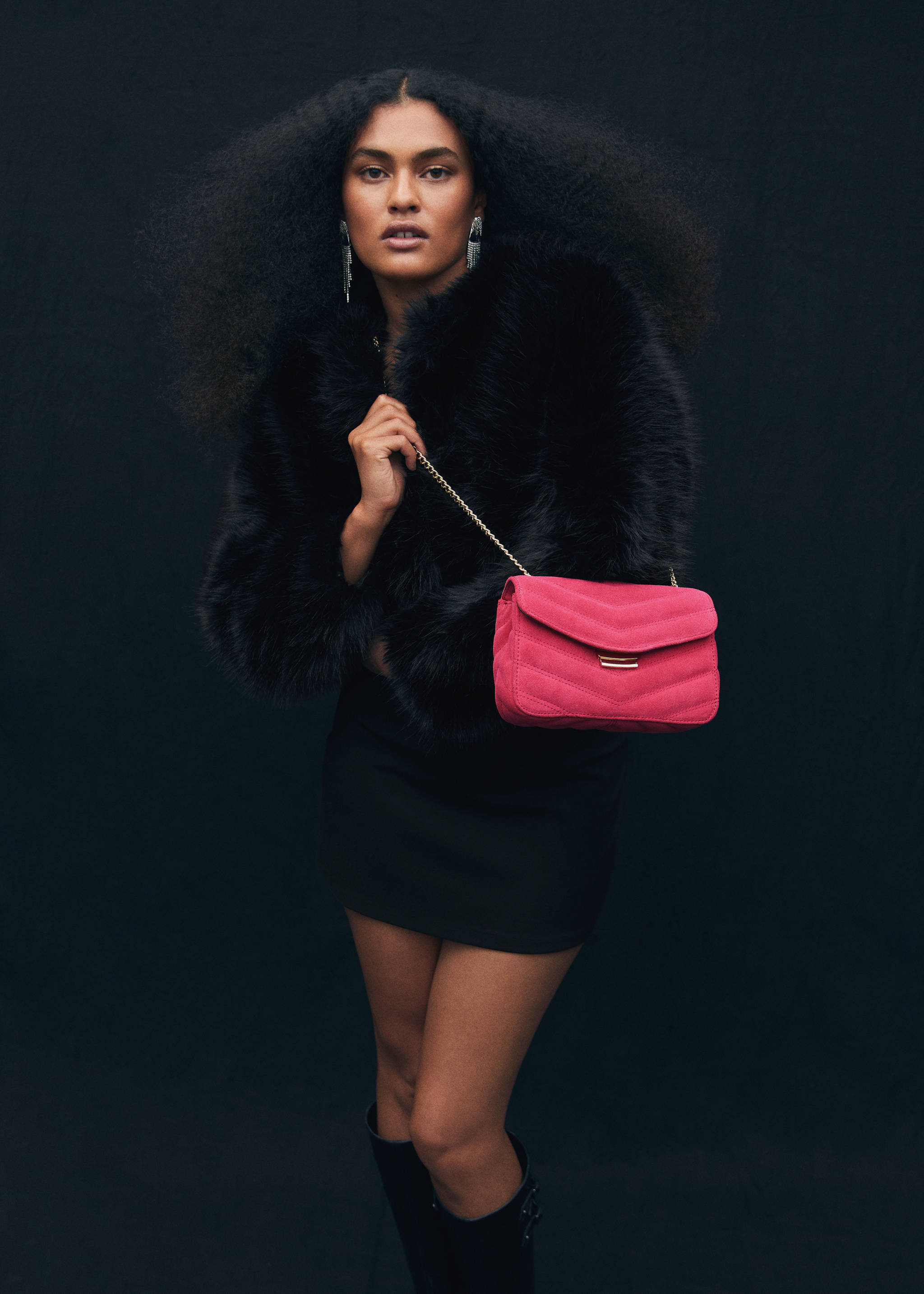 Bolso piel solapa - Plano general