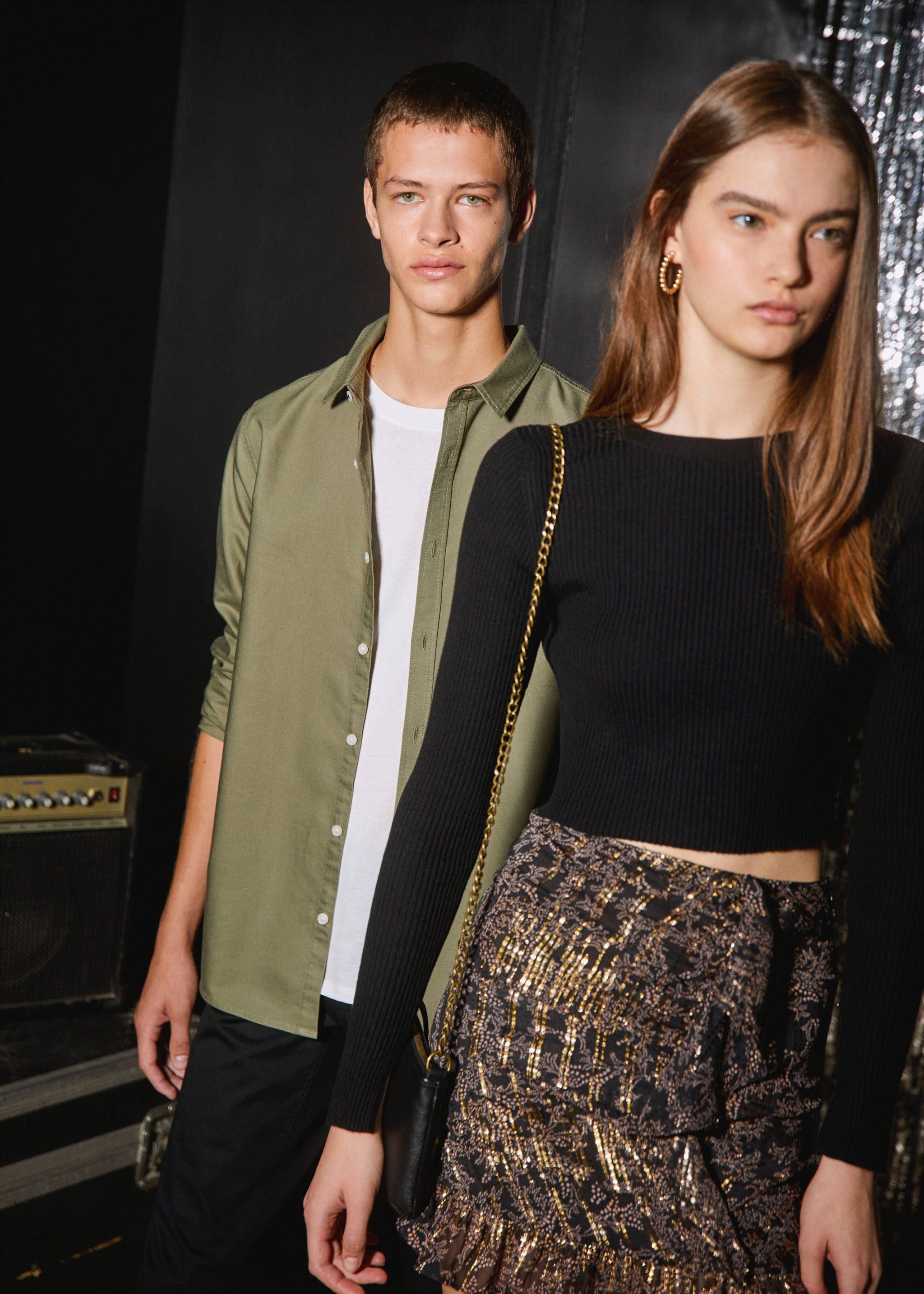 Cropped ribbed sweater - Details of the article 5