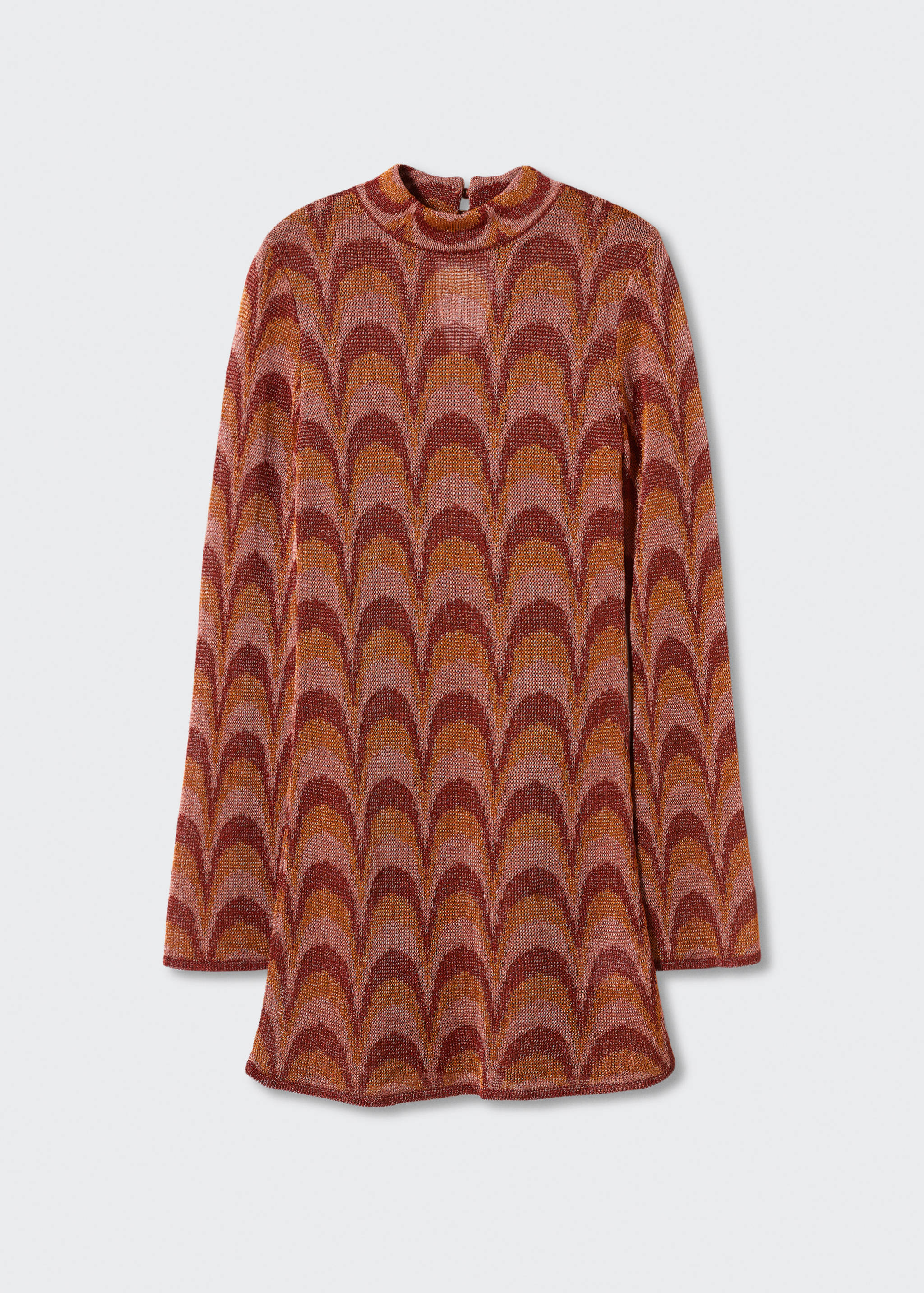 Lurex knitted dress - Article without model