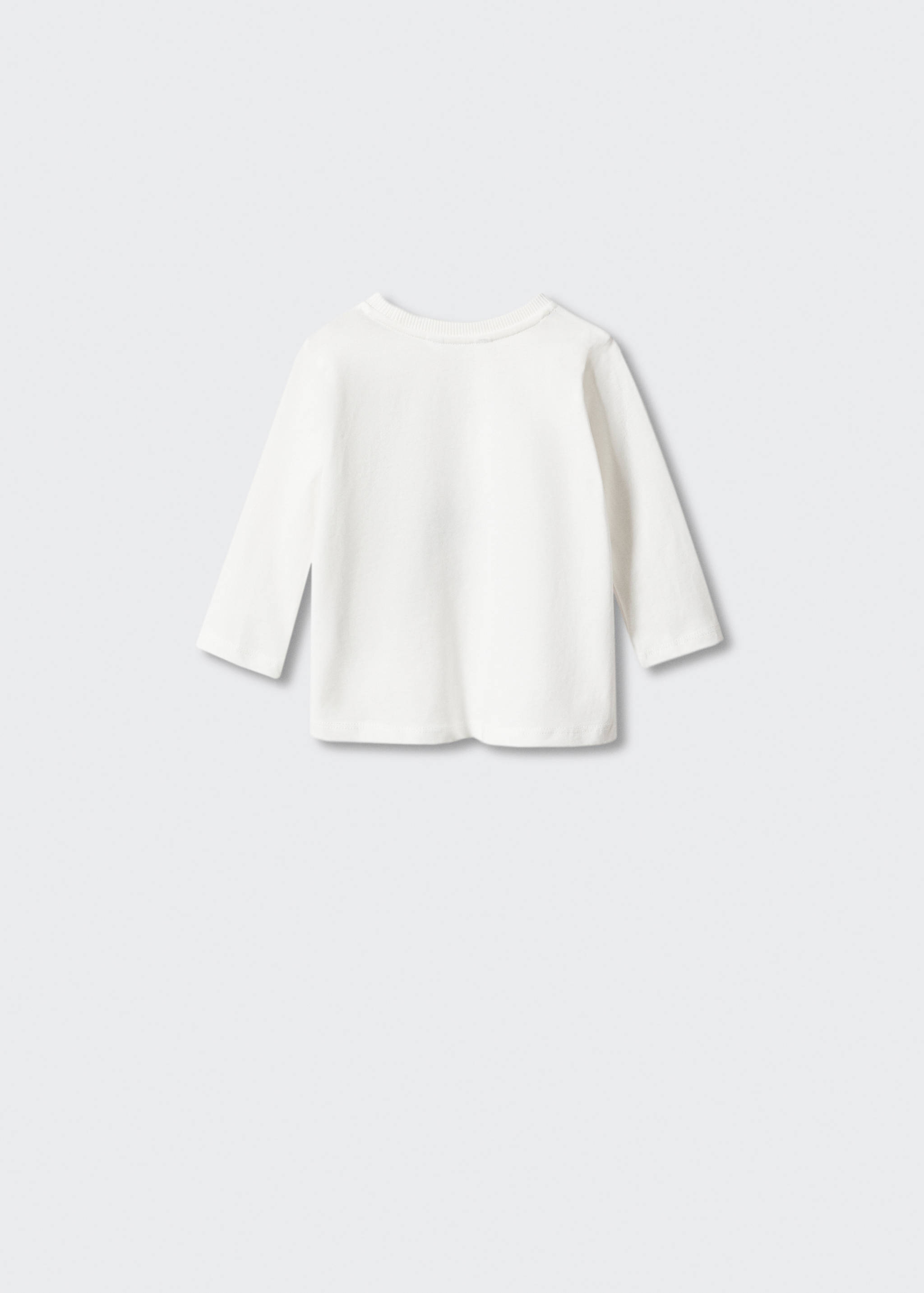 Camiseta manga larga estampada - Reverso del artículo