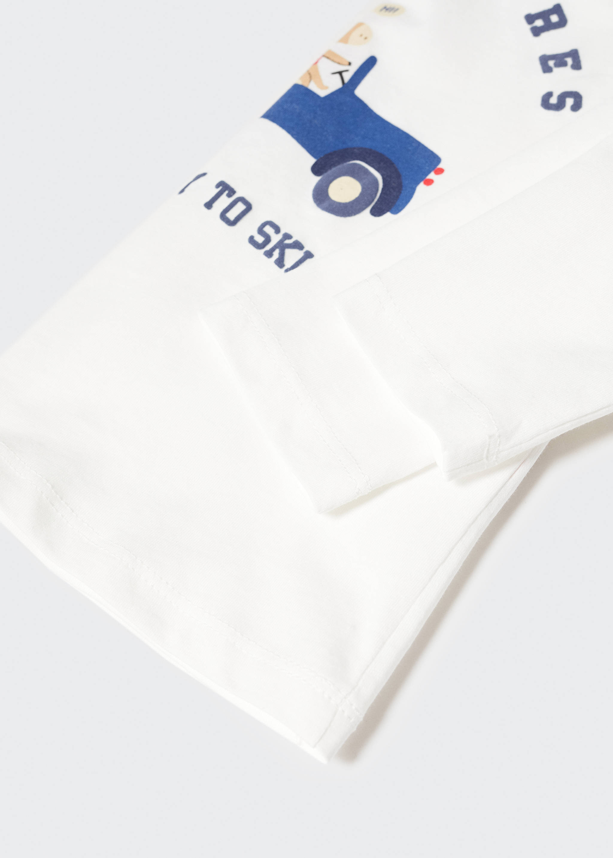 Camiseta manga larga estampada - Detalle del artículo 8