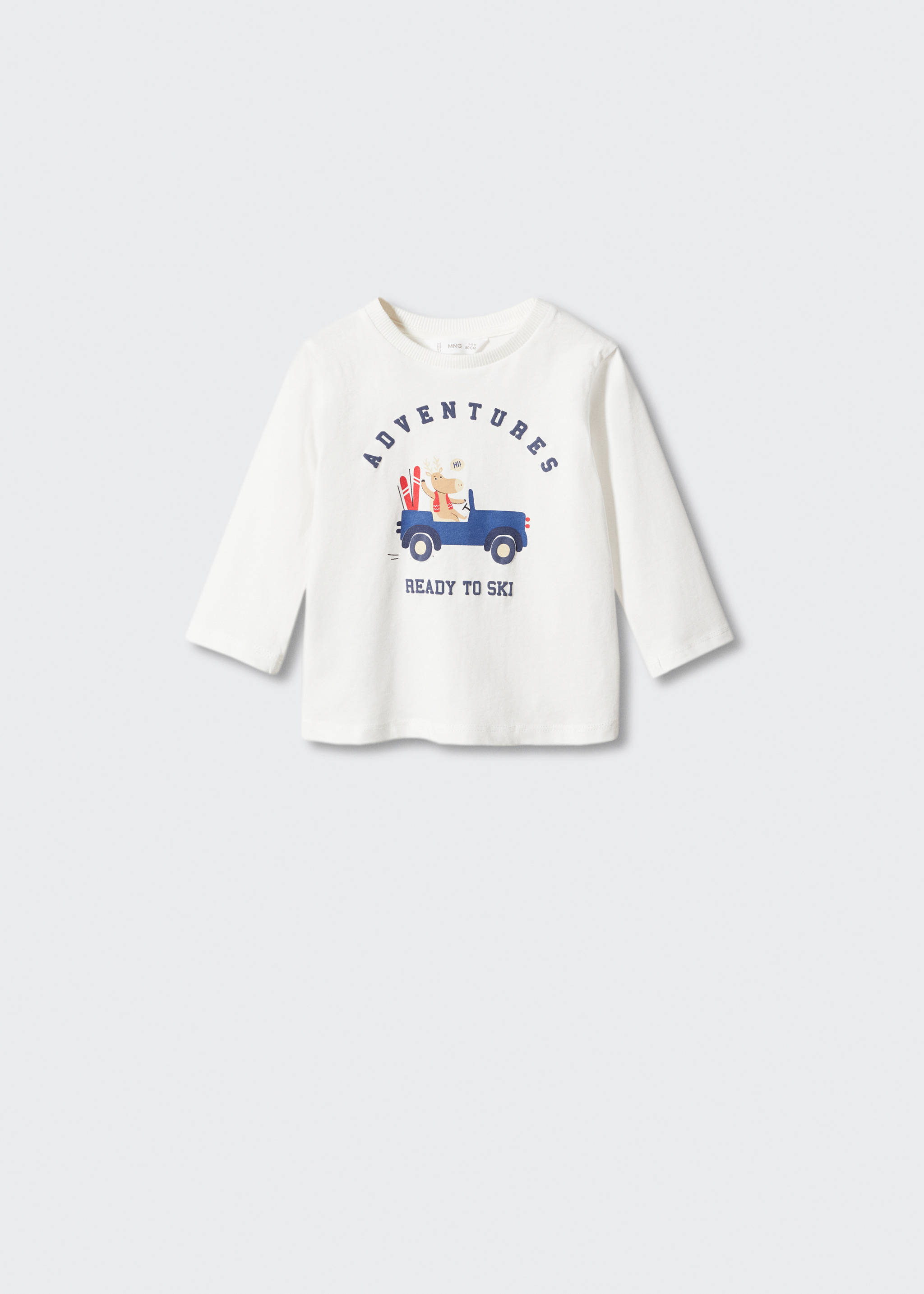 Camiseta manga larga estampada - Artículo sin modelo