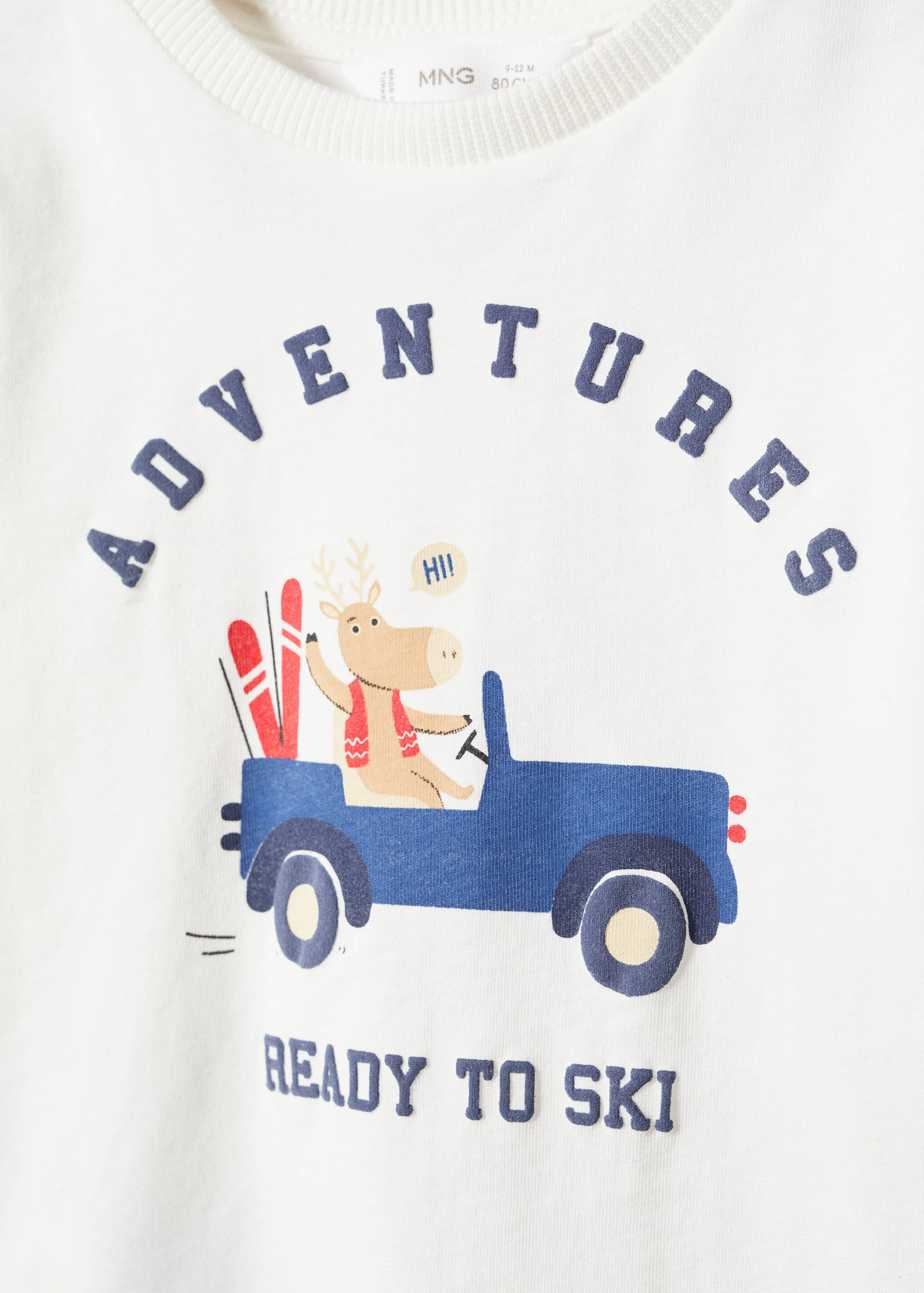 Camiseta manga larga estampada - Detalle del artículo 0