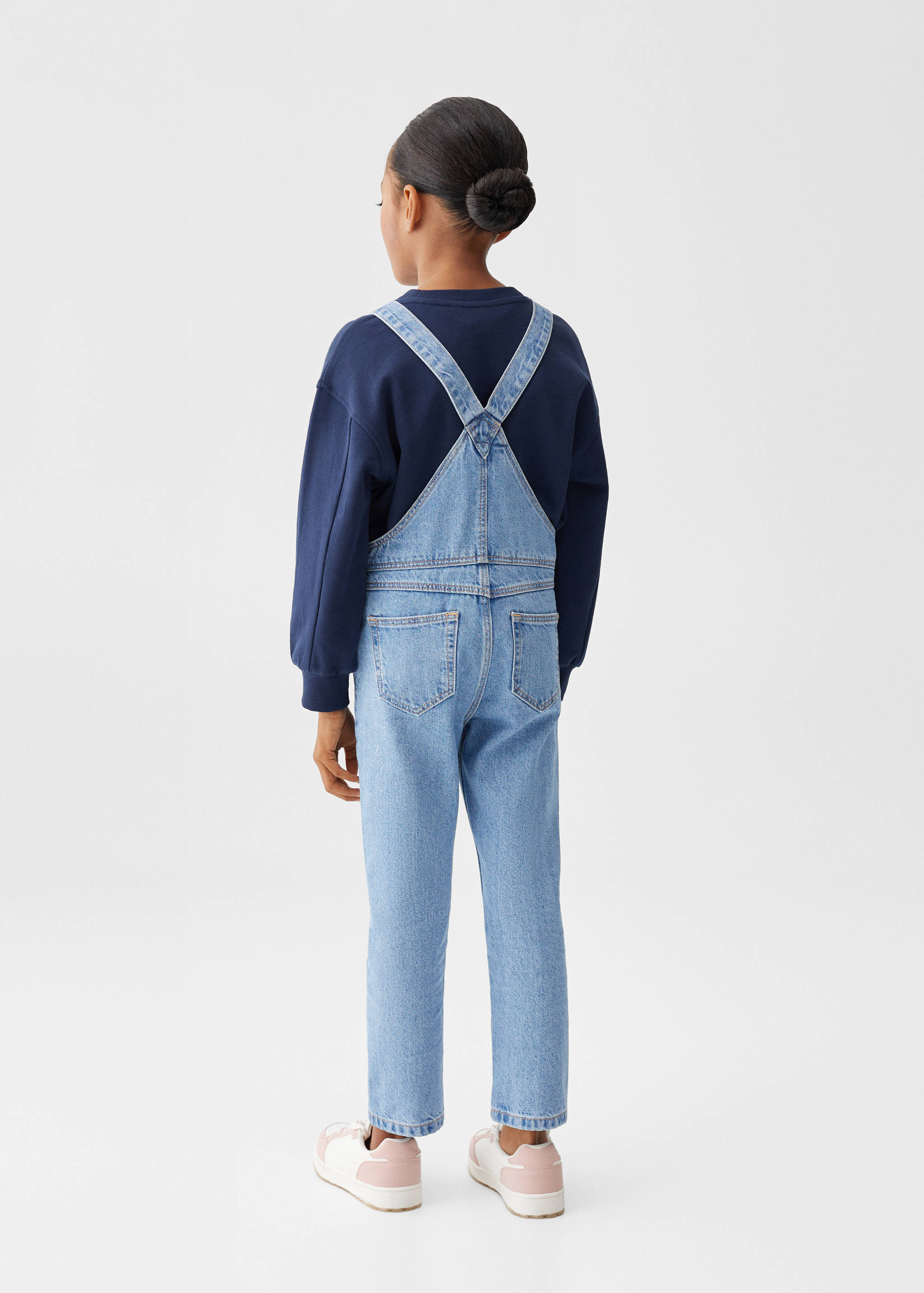 Lined denim dungarees - Details of the article 2