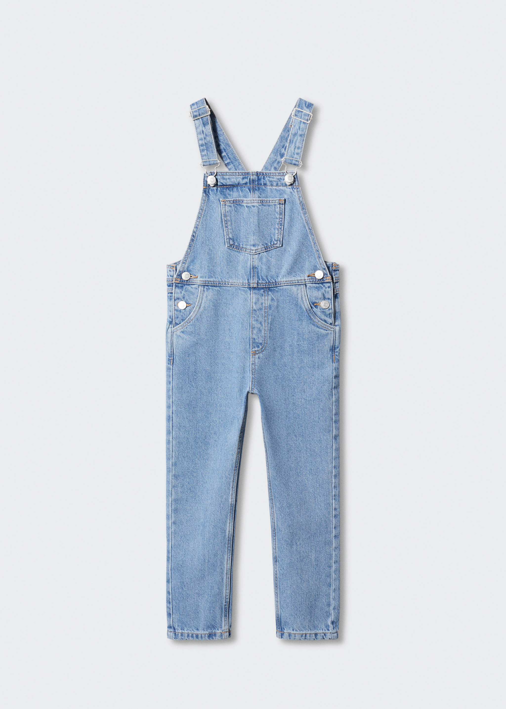 Lined denim dungarees - Article without model