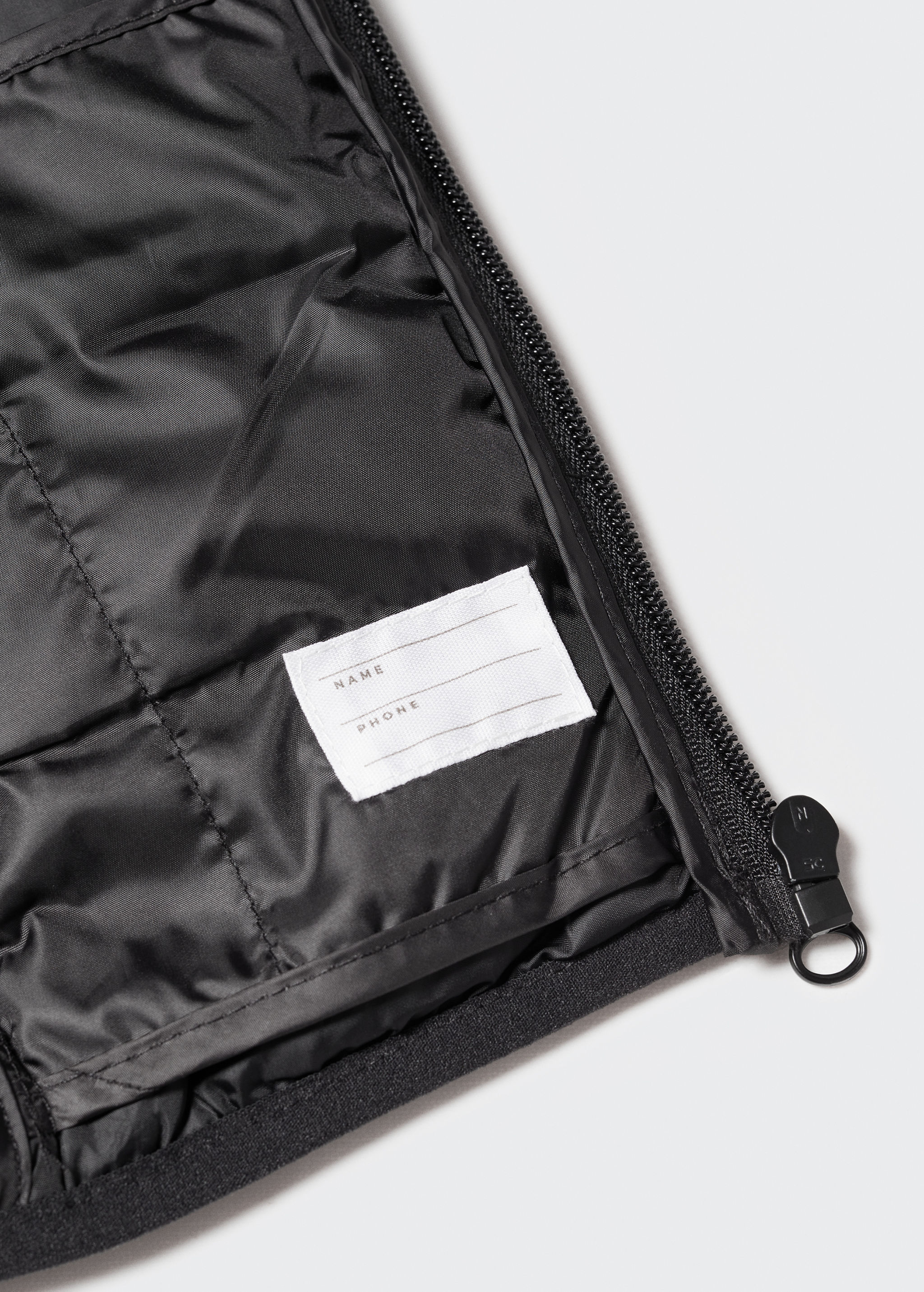 Side-zip quilted coat - Details of the article 8