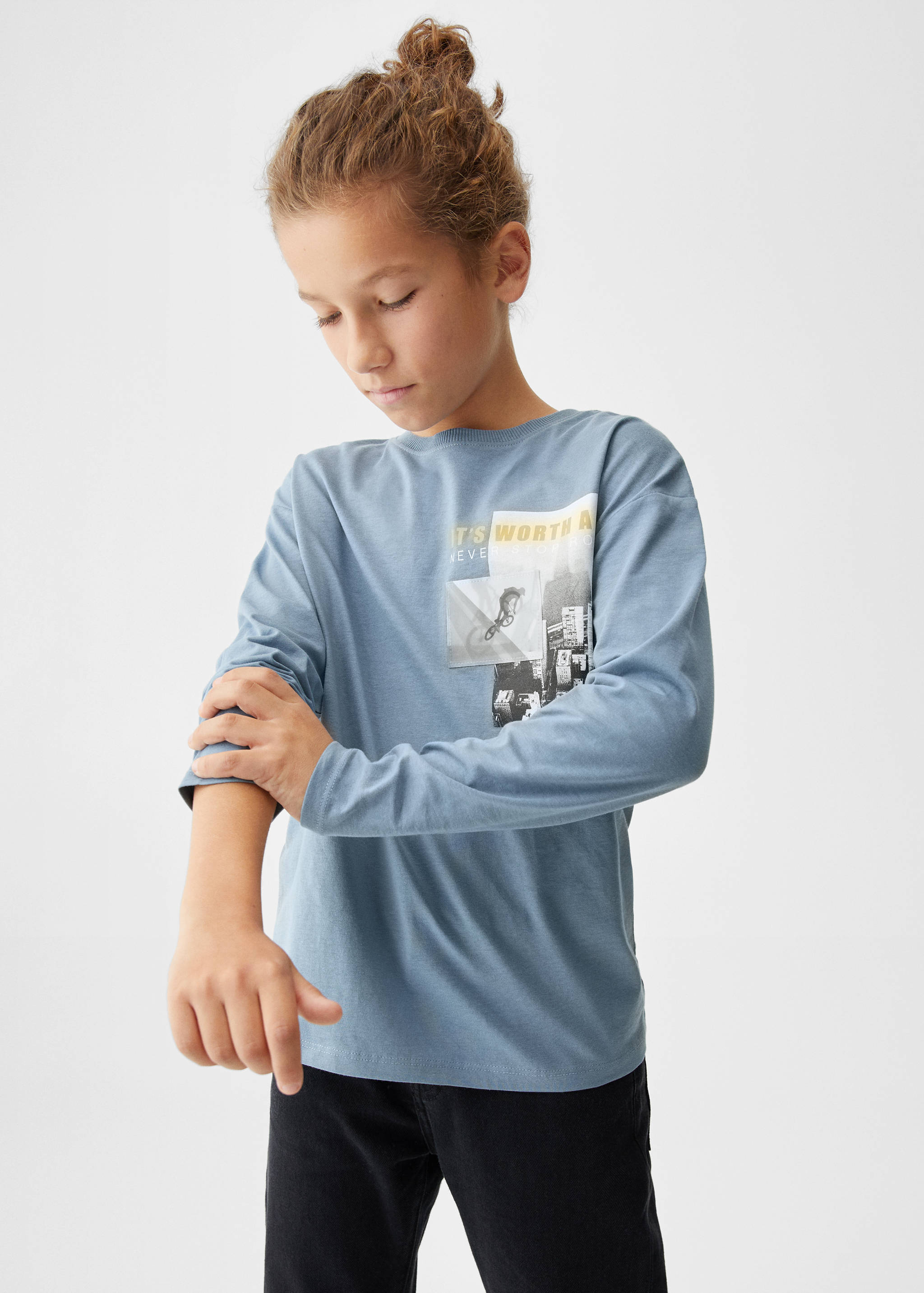 Lenticular long-sleeved t-shirt - Medium plane