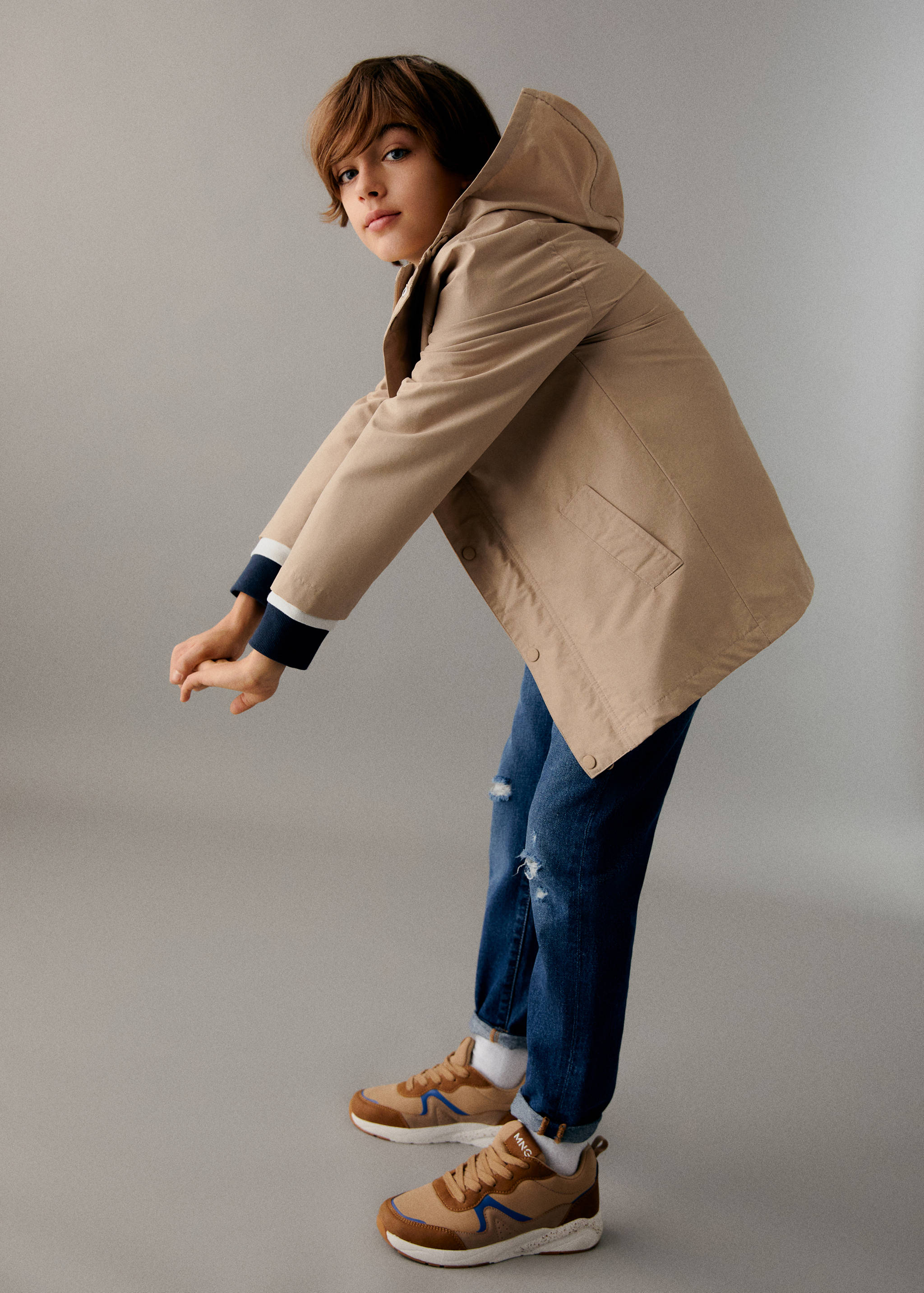 Hooded cotton parka - Details of the article 2