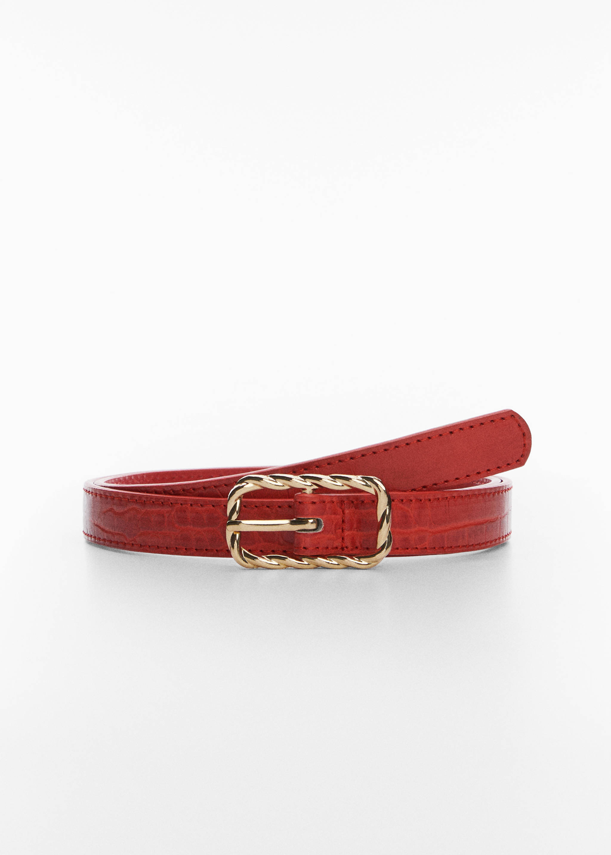 Embossed buckle belt - Article without model