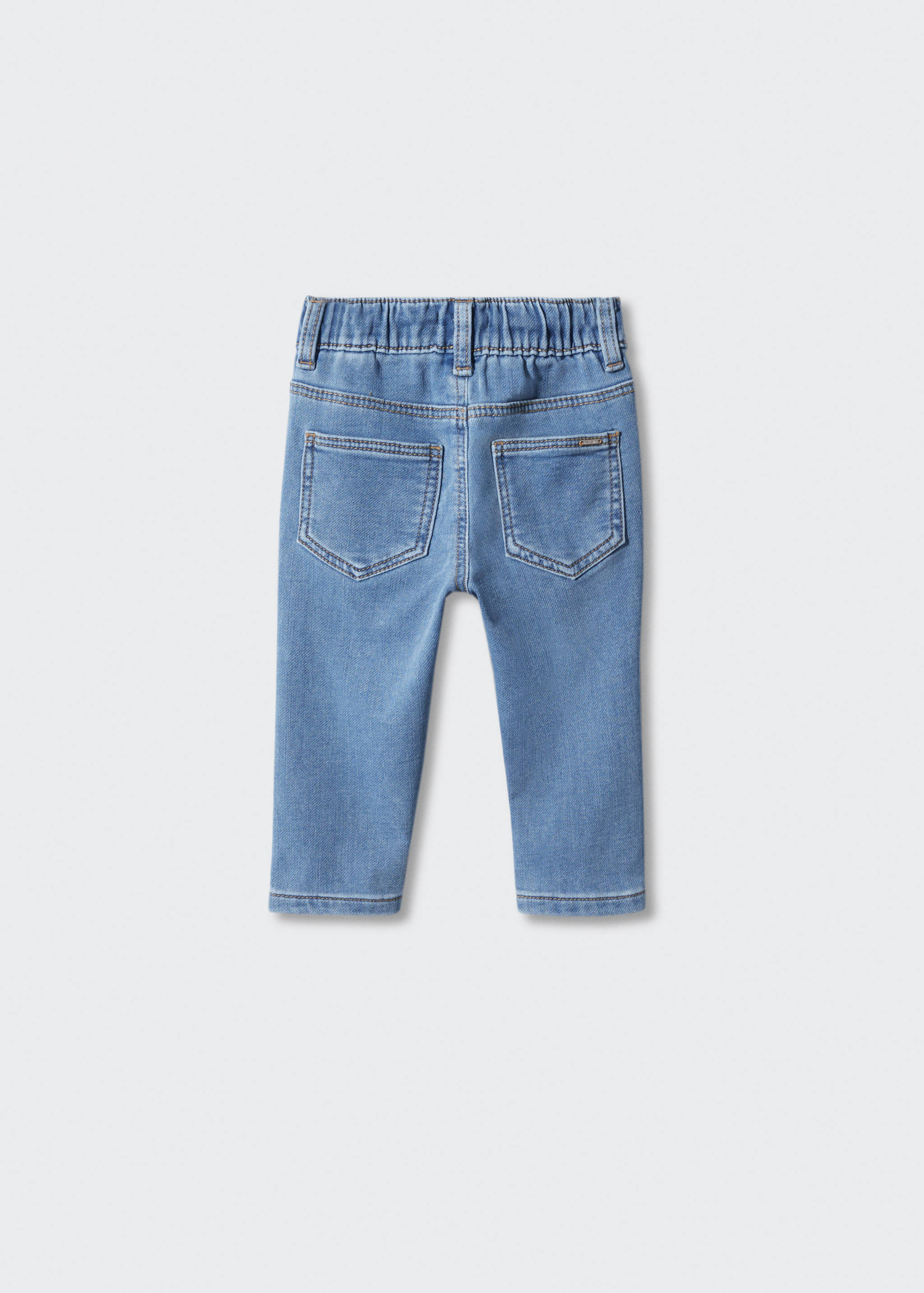 Drawstring waist jeans - Reverse of the article