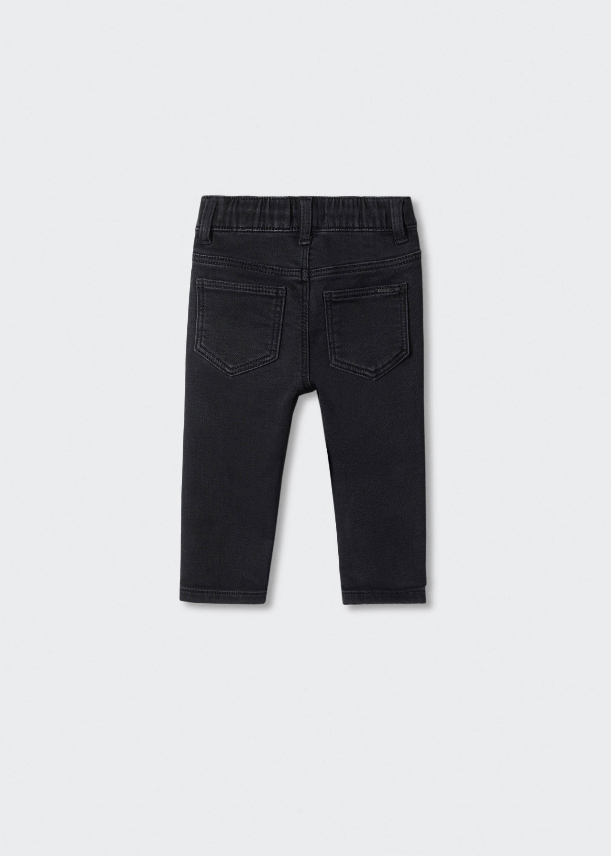 Drawstring waist jeans - Reverse of the article