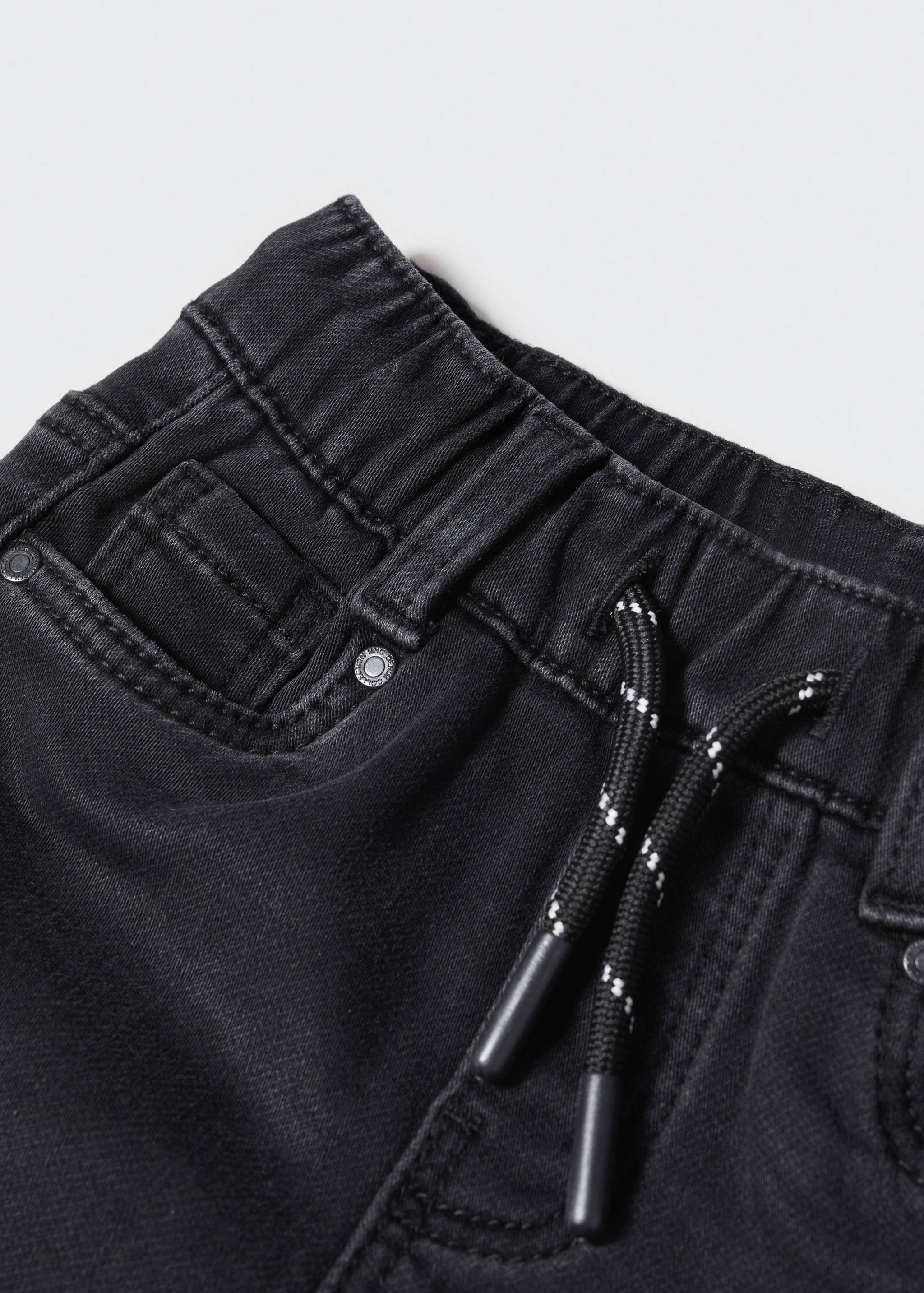 Drawstring waist jeans - Details of the article 8