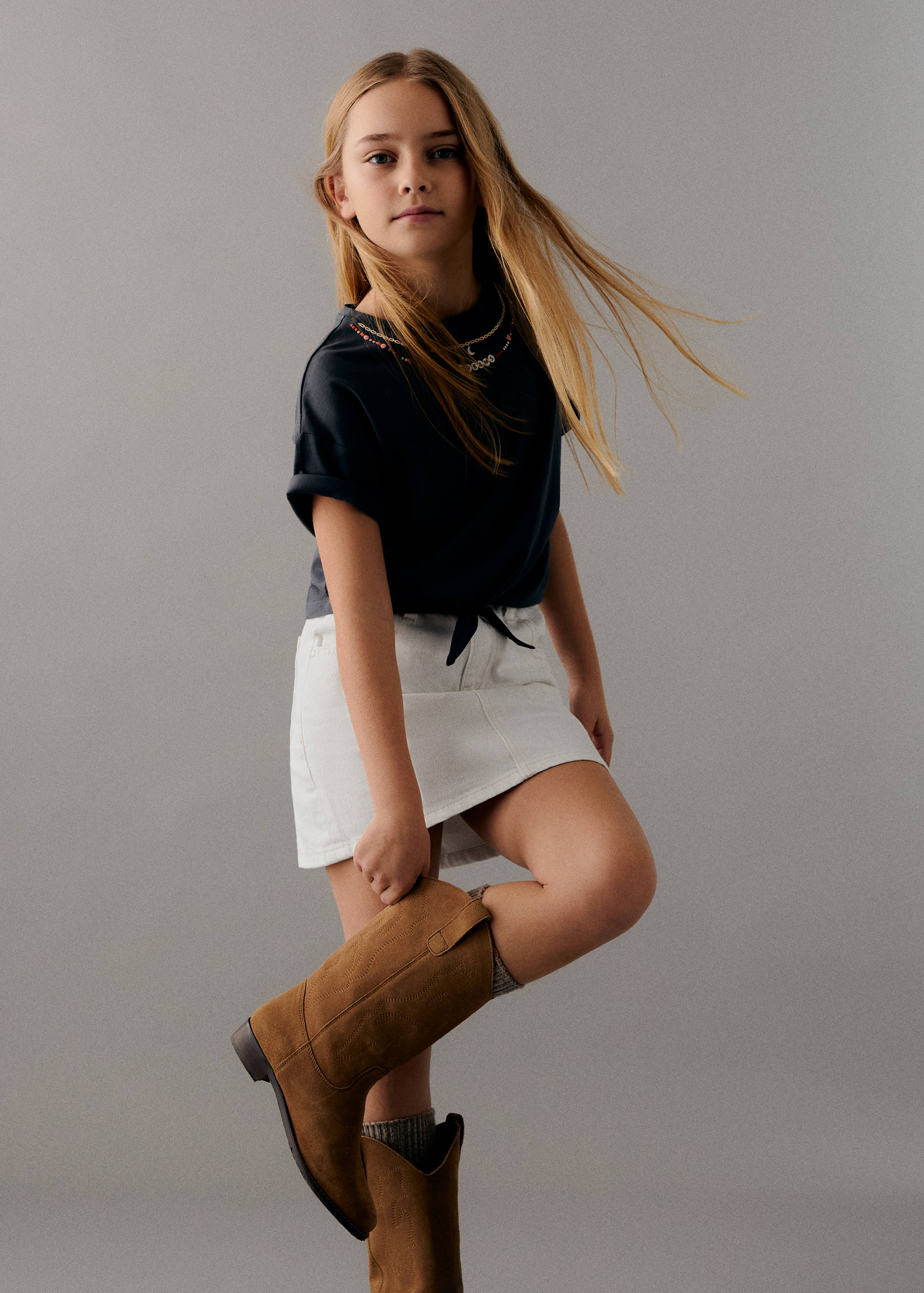 Bow printed T-shirt - General plane