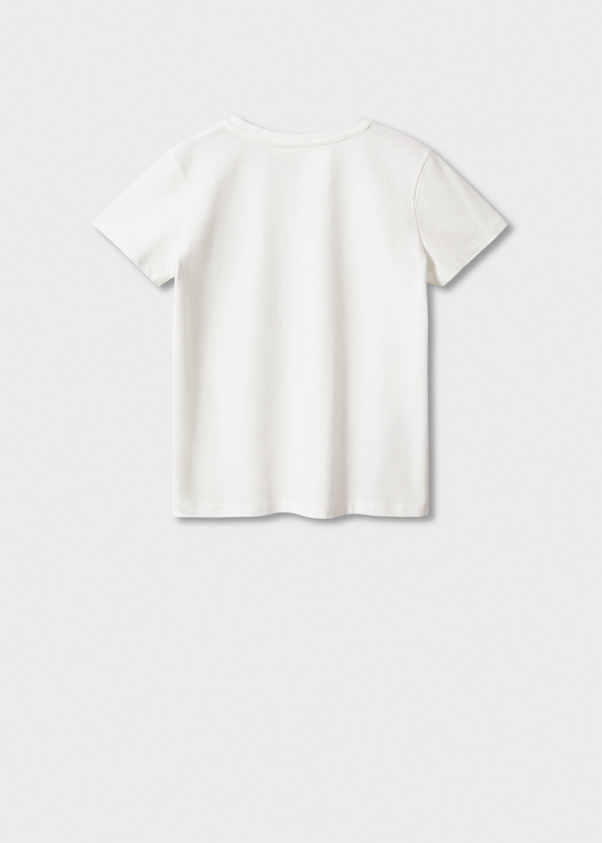 Printed cotton-blend T-shirt - Reverse of the article