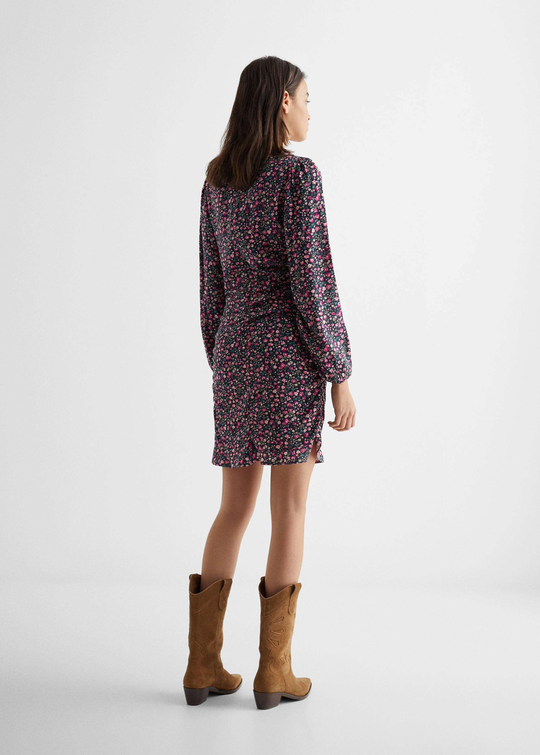 Vestit estampat floral - Revers de l'article