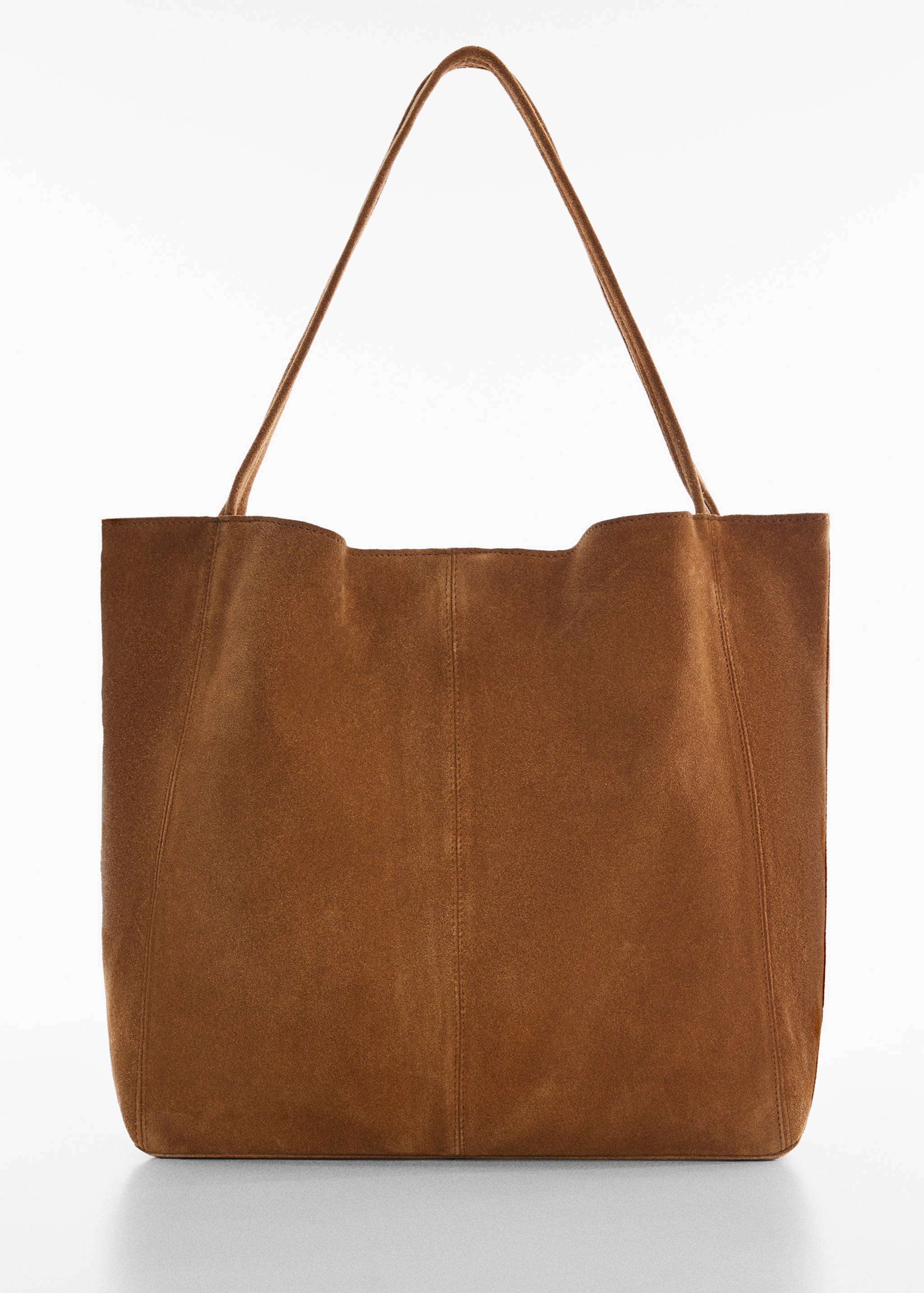 Leather shopper bag - Article without model