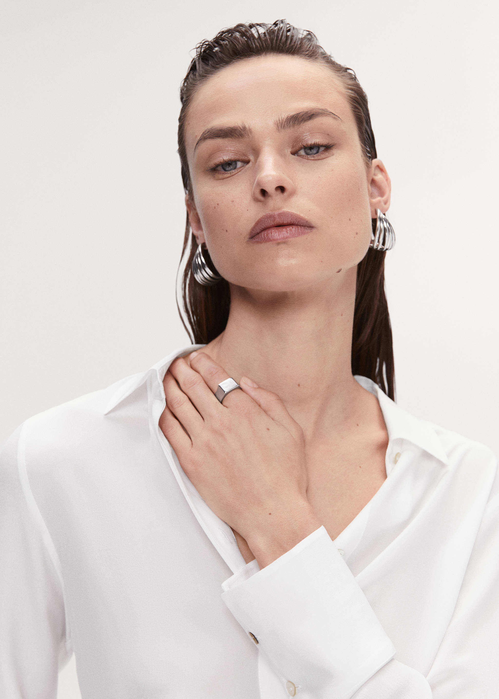 100% silk shirt - Details of the article 1