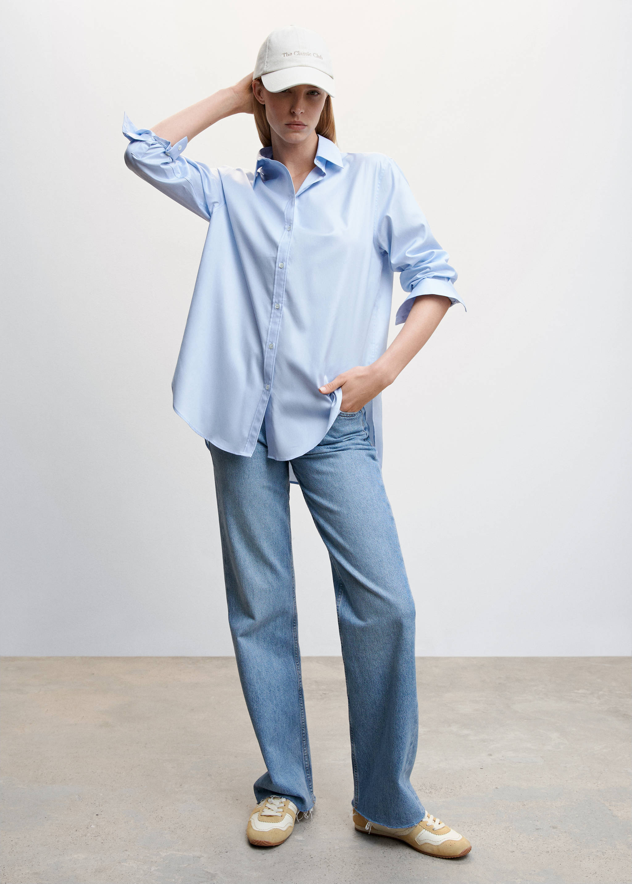 Oversize cotton shirt - General plane