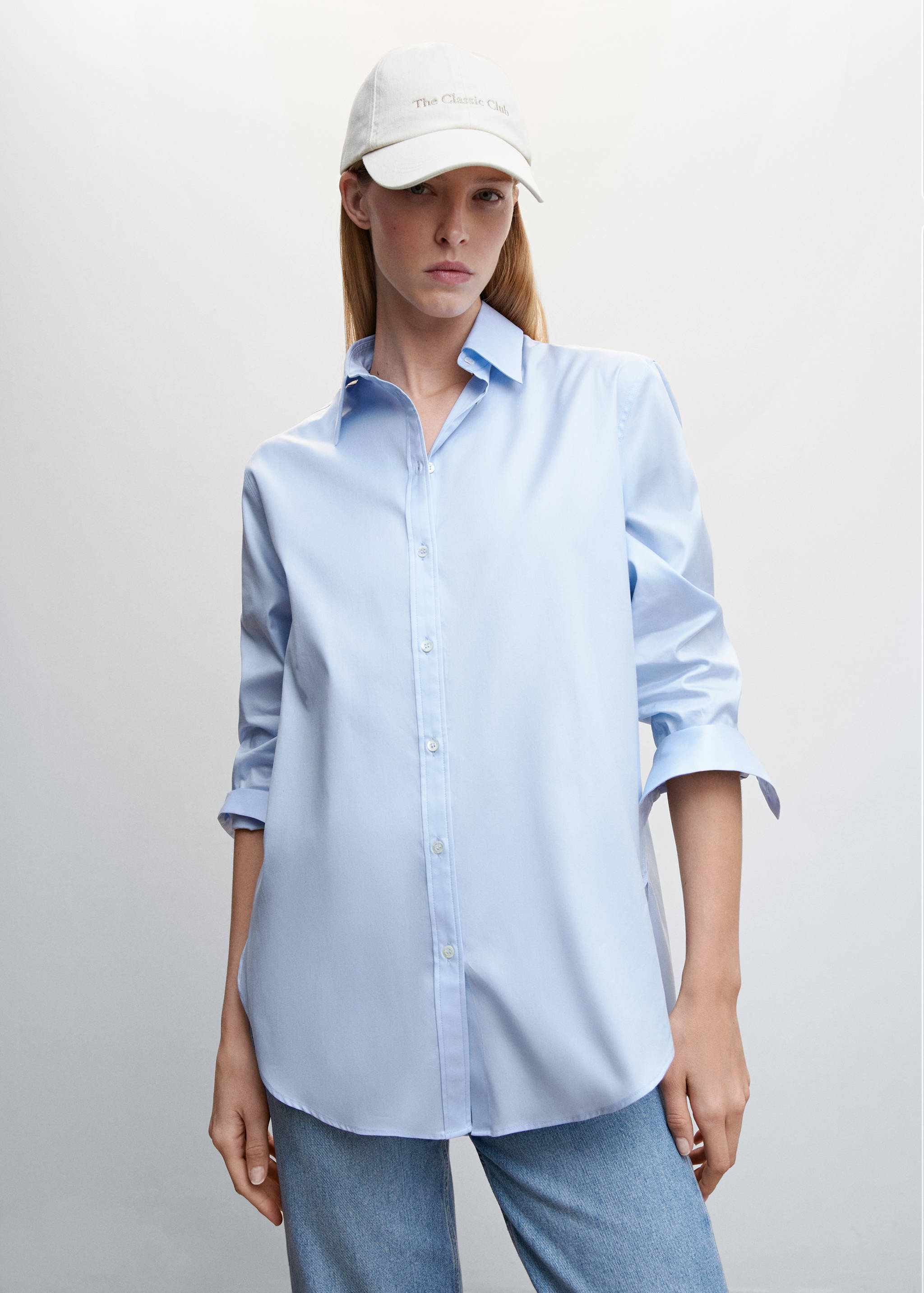 Oversize cotton shirt - Medium plane