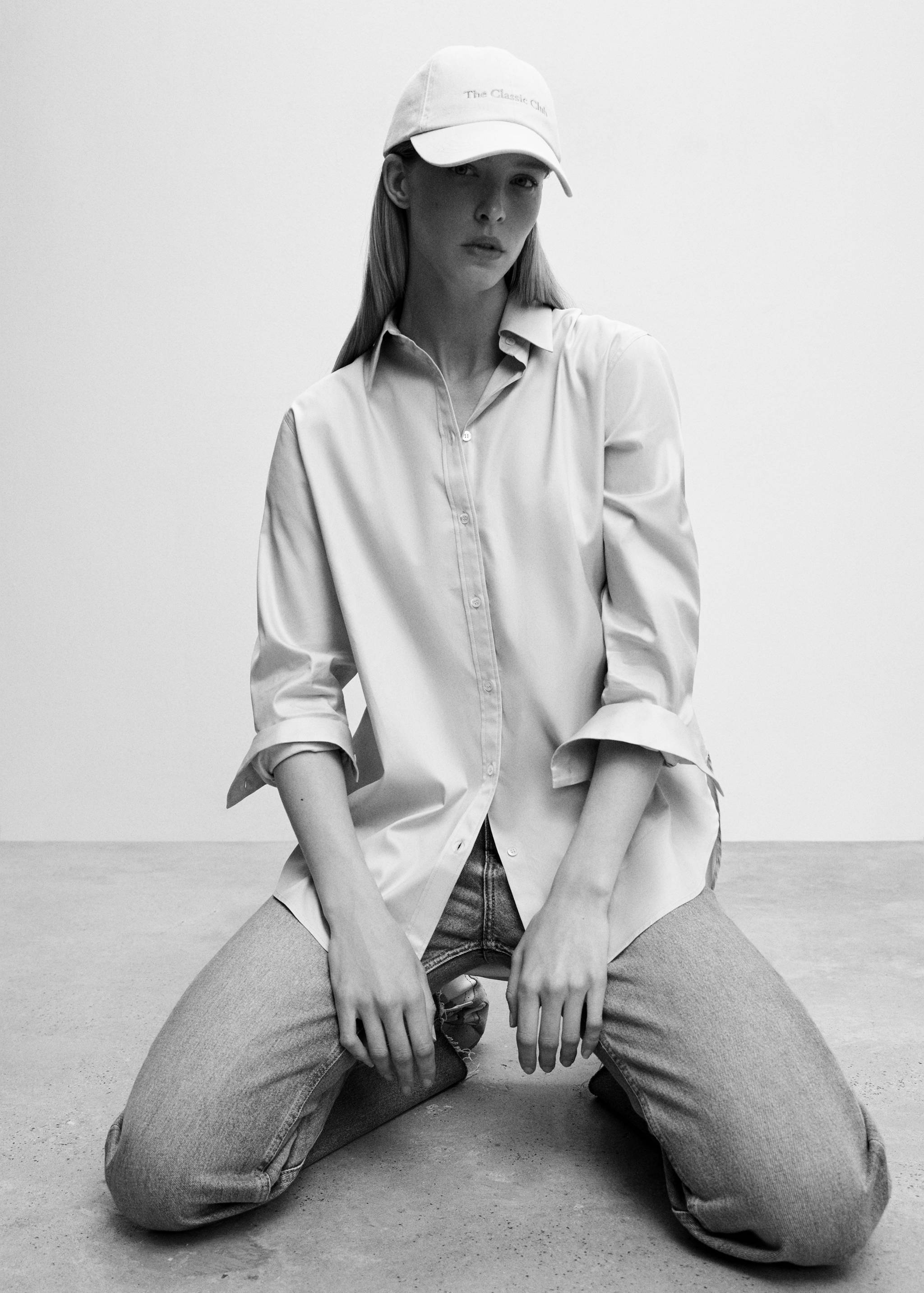 Oversize cotton shirt - Details of the article 2