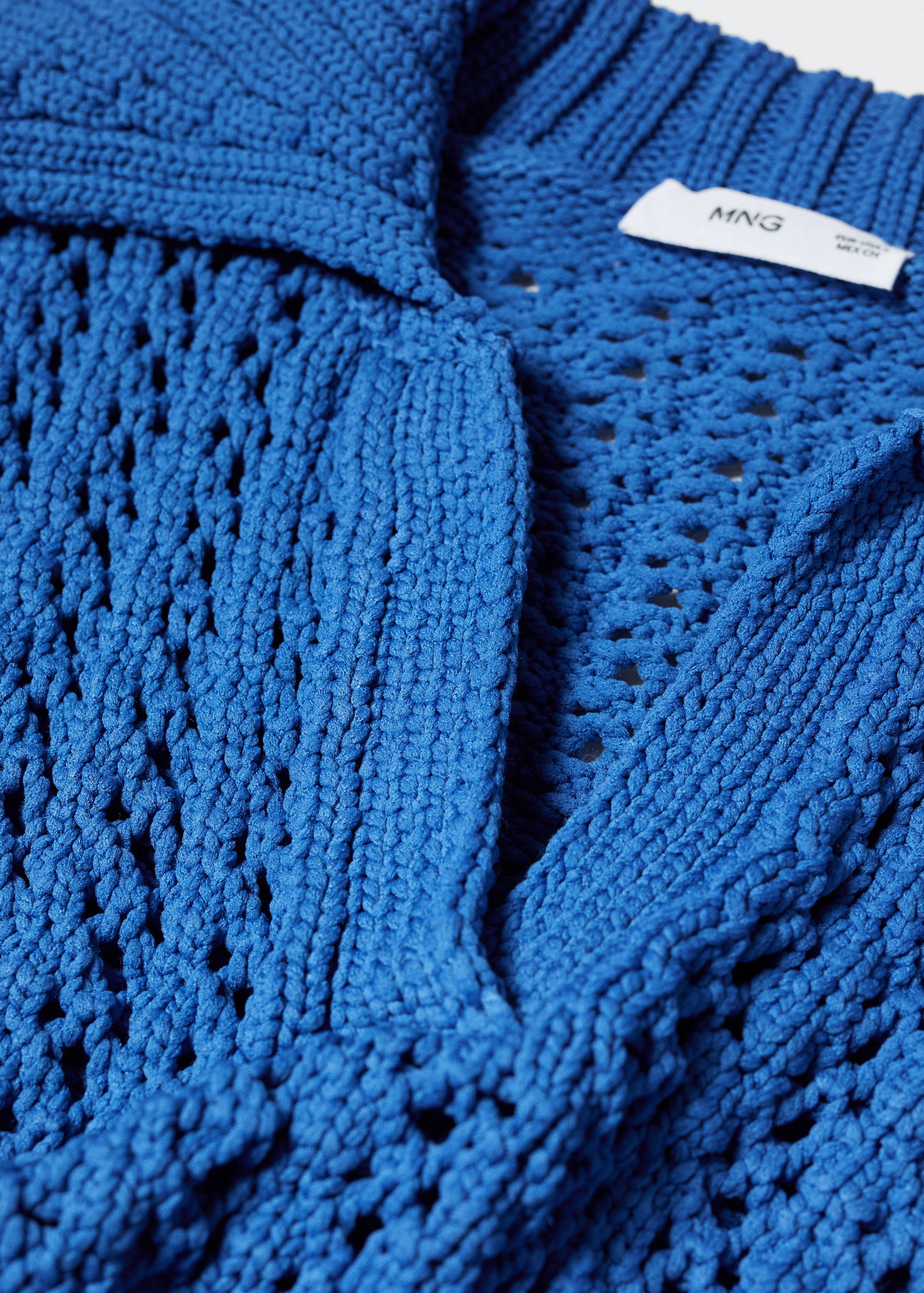 Jersey punto calado cuello polo - Detalle del artículo 8