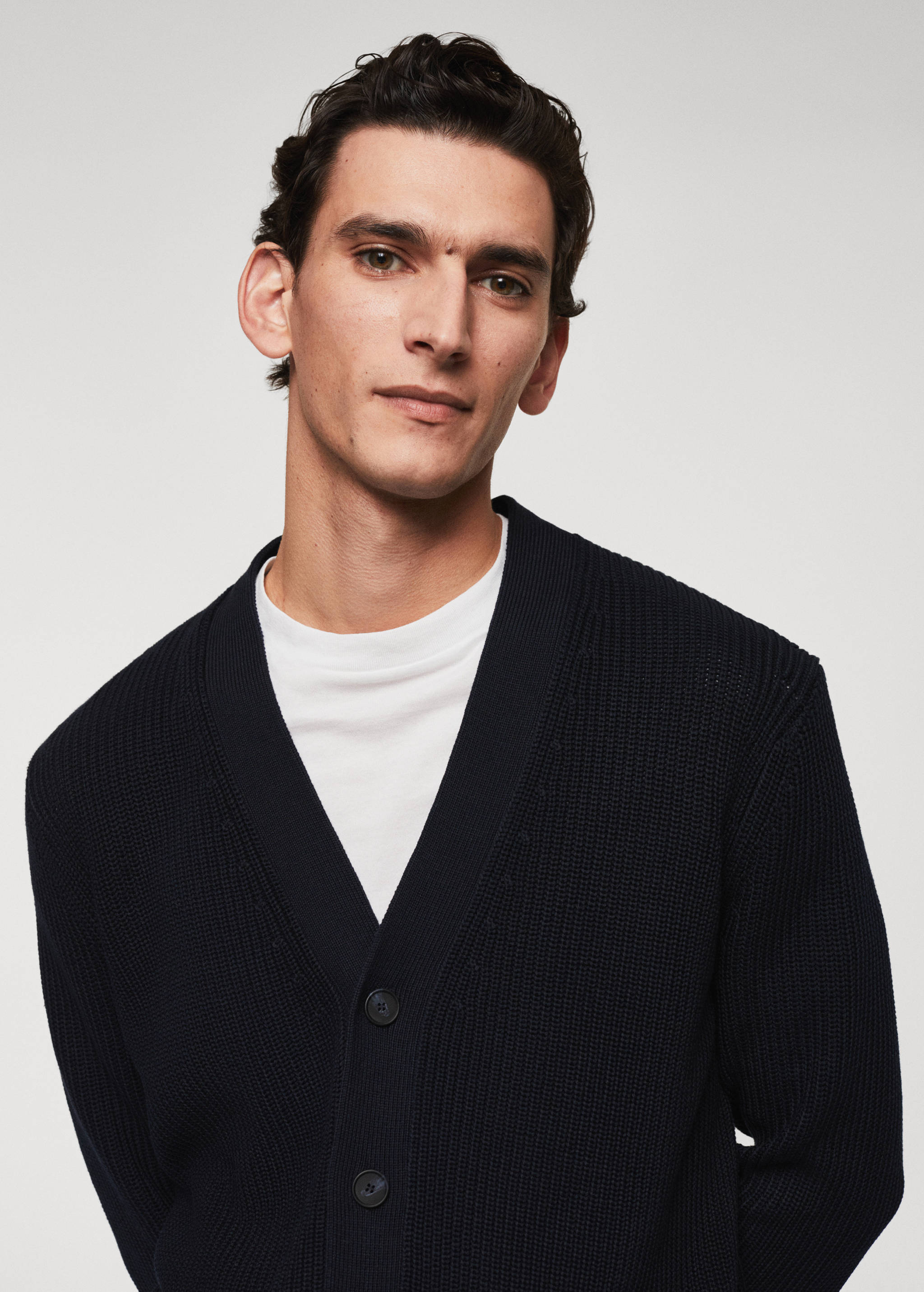 Càrdigan cotó estructura - Detall de l'article 1