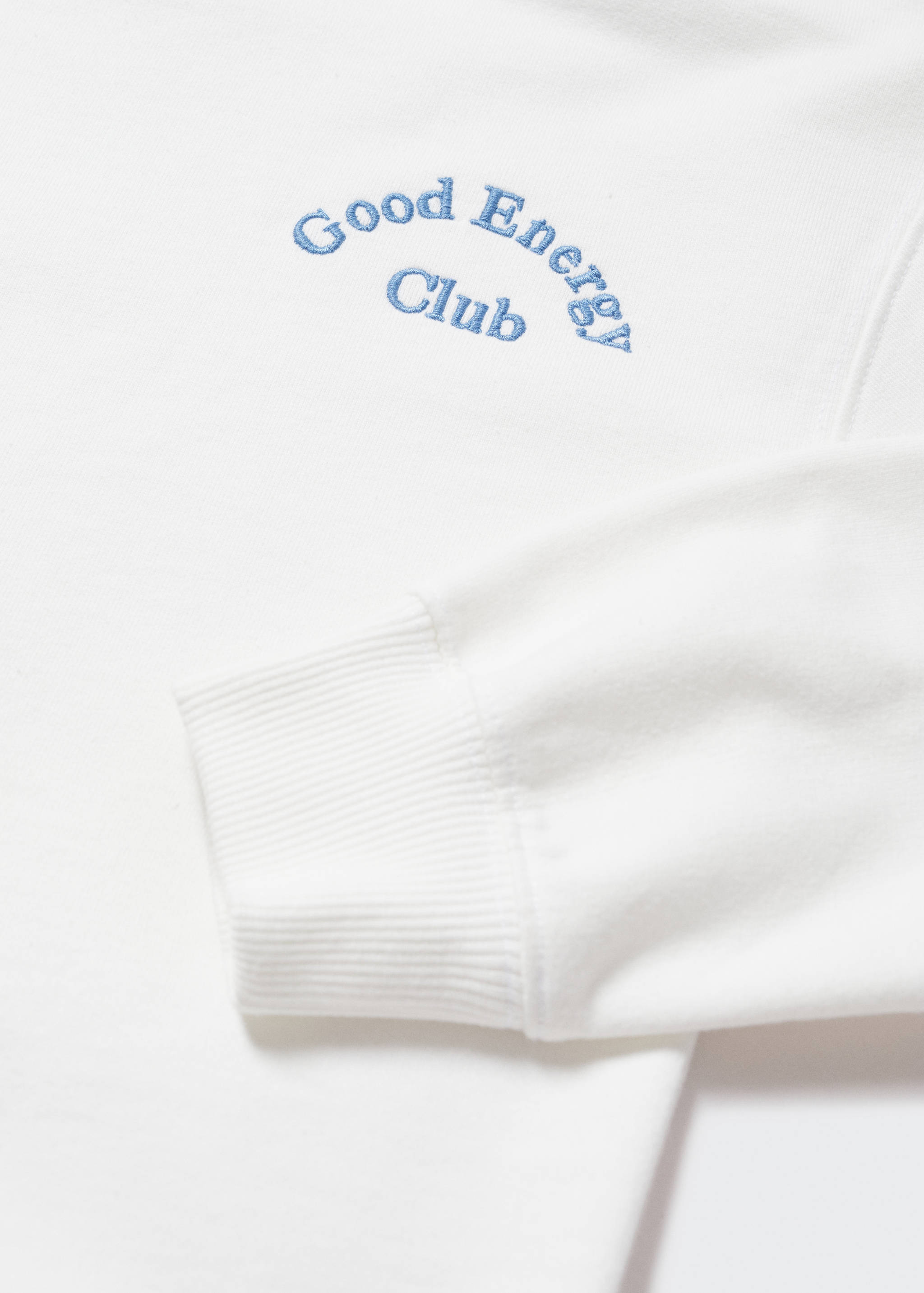 Sudadera algodón bordado - Detalle del artículo 8