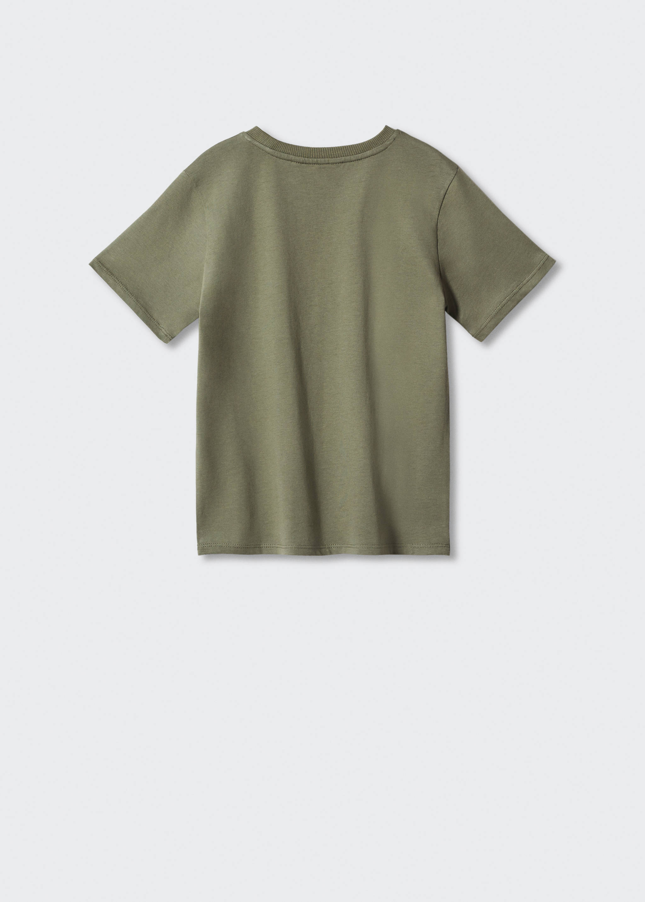 Printed cotton-blend T-shirt - Reverse of the article