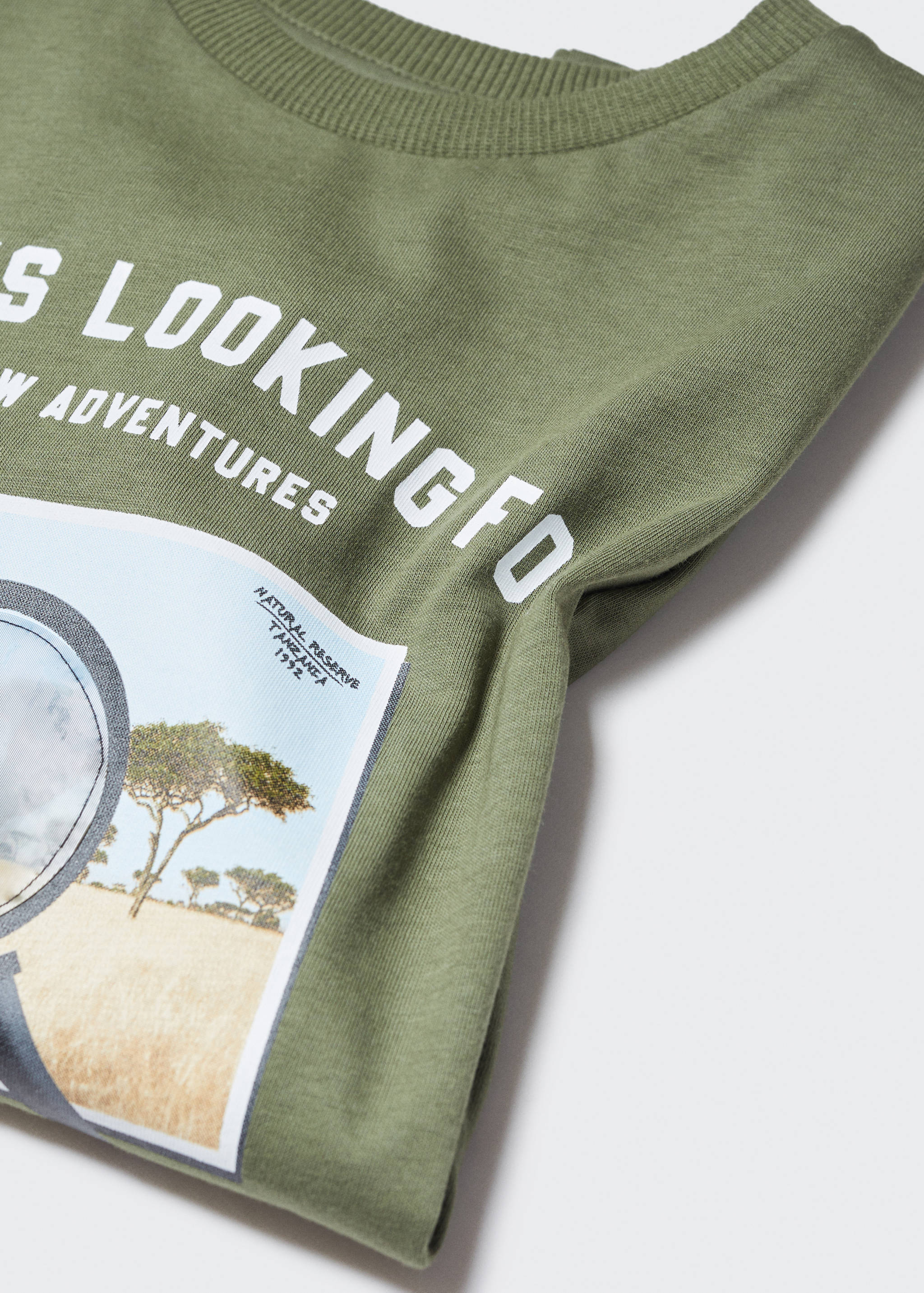 Printed cotton-blend T-shirt - Details of the article 8