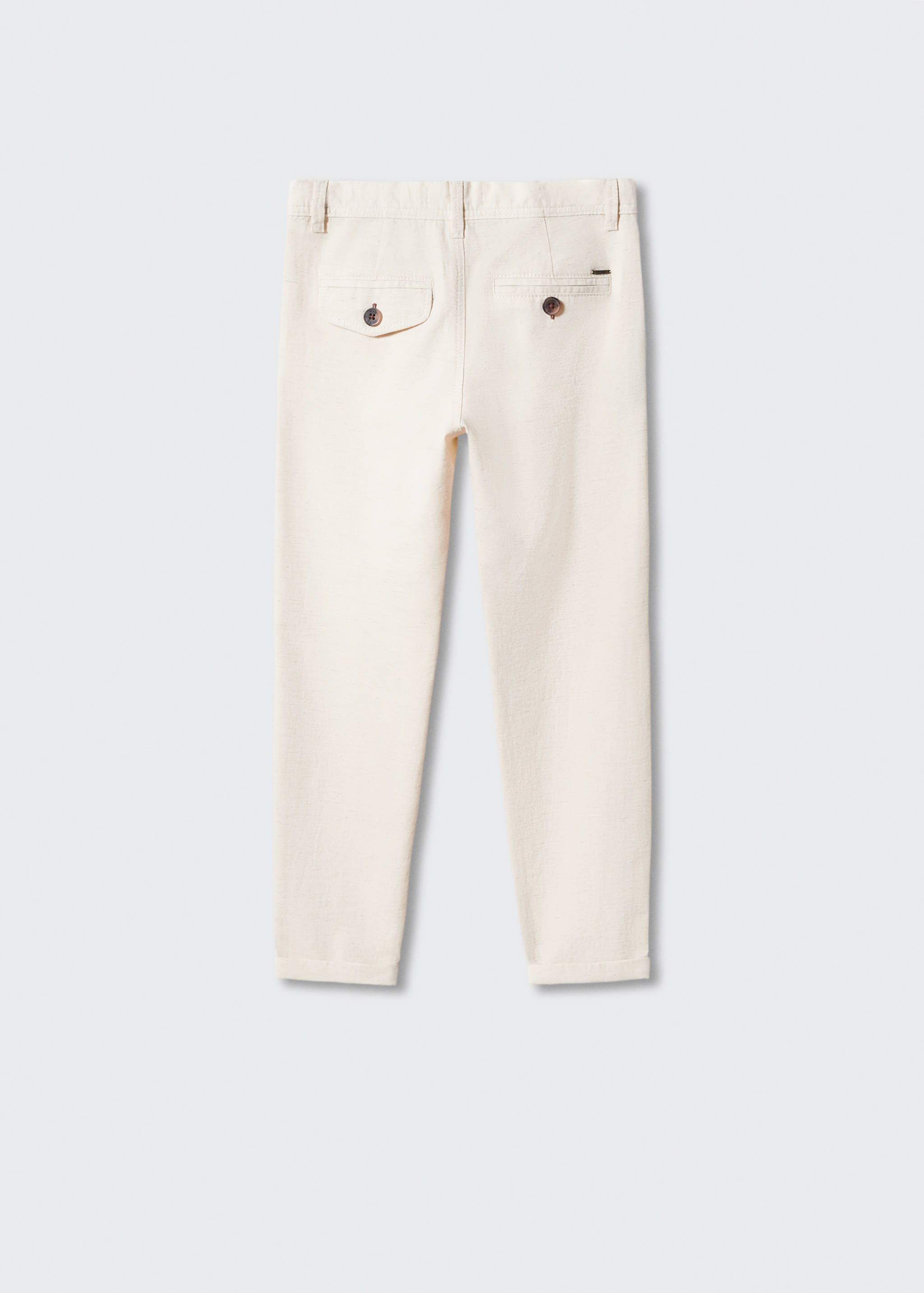 Pantalón chino lino - Reverso del artículo