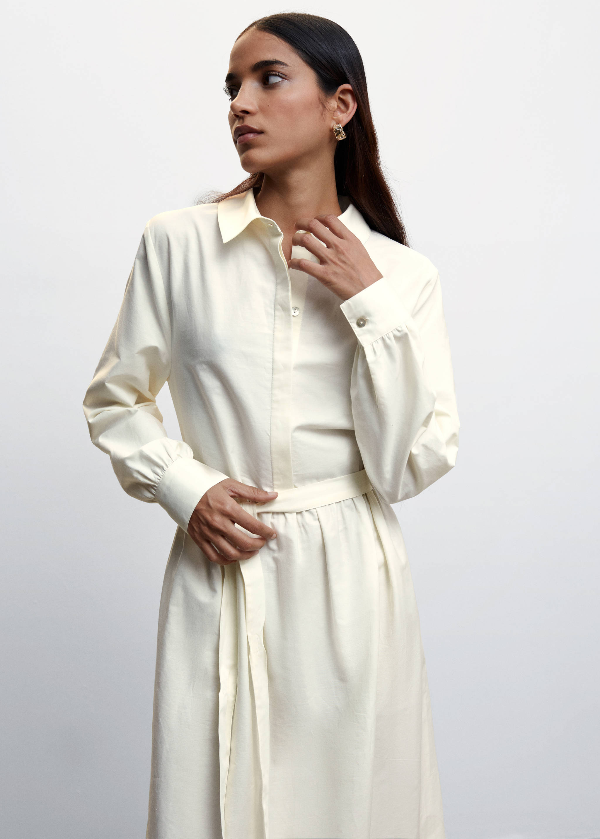 Vestit camiser llarg - Pla mig