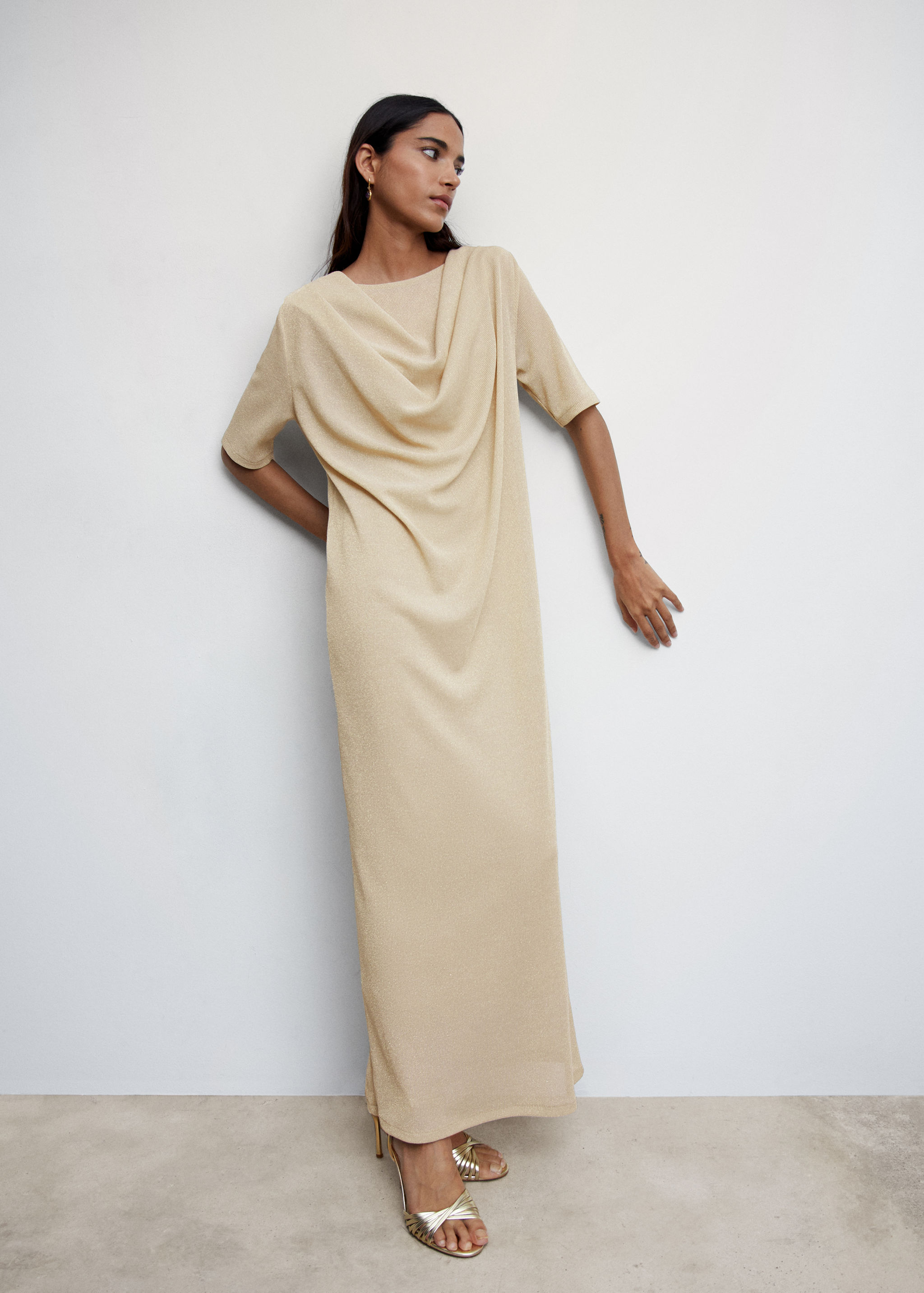 Vestit drapejat lúrex - Detall de l'article 2