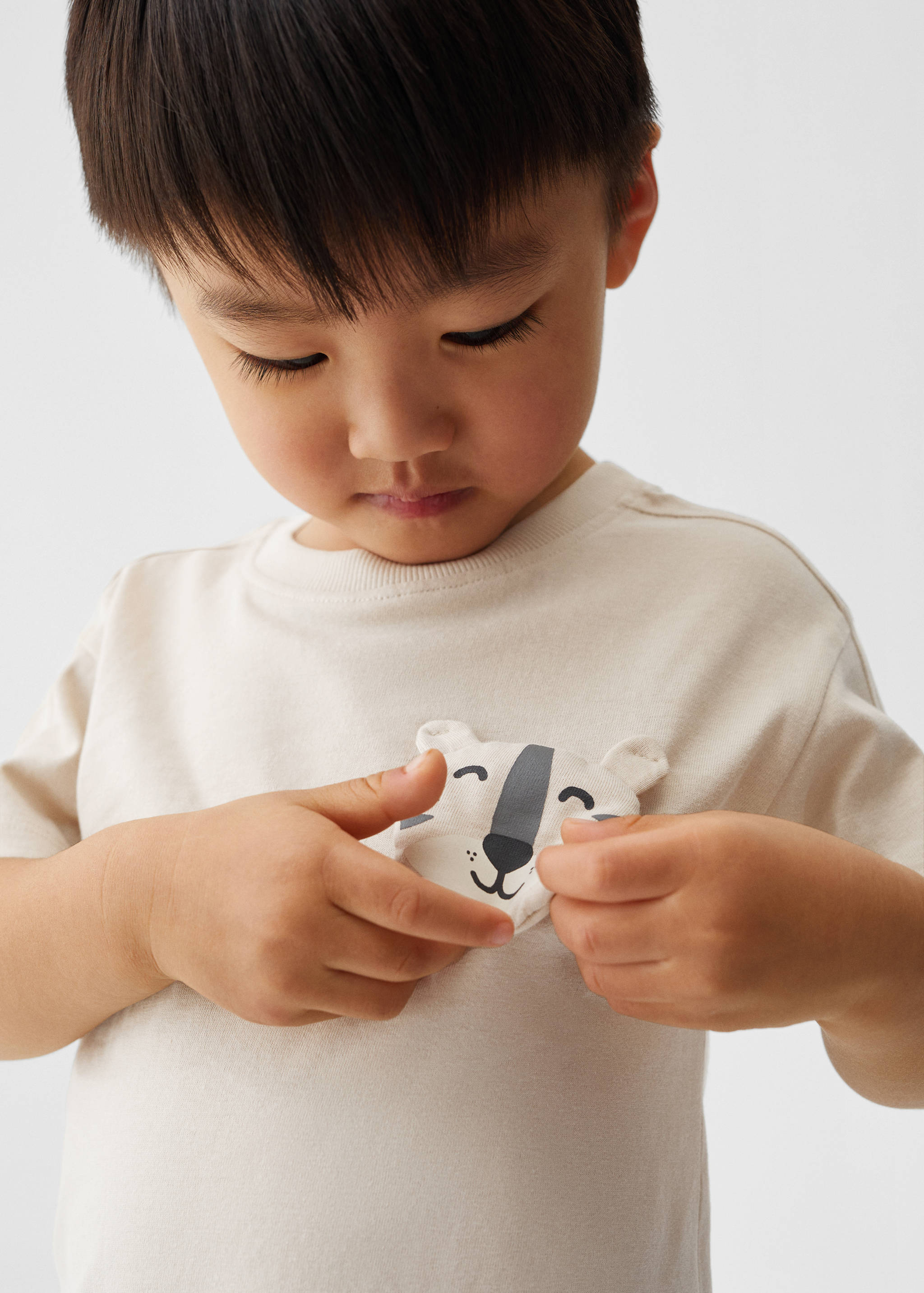 Cotton printed T-shirt - Details of the article 1