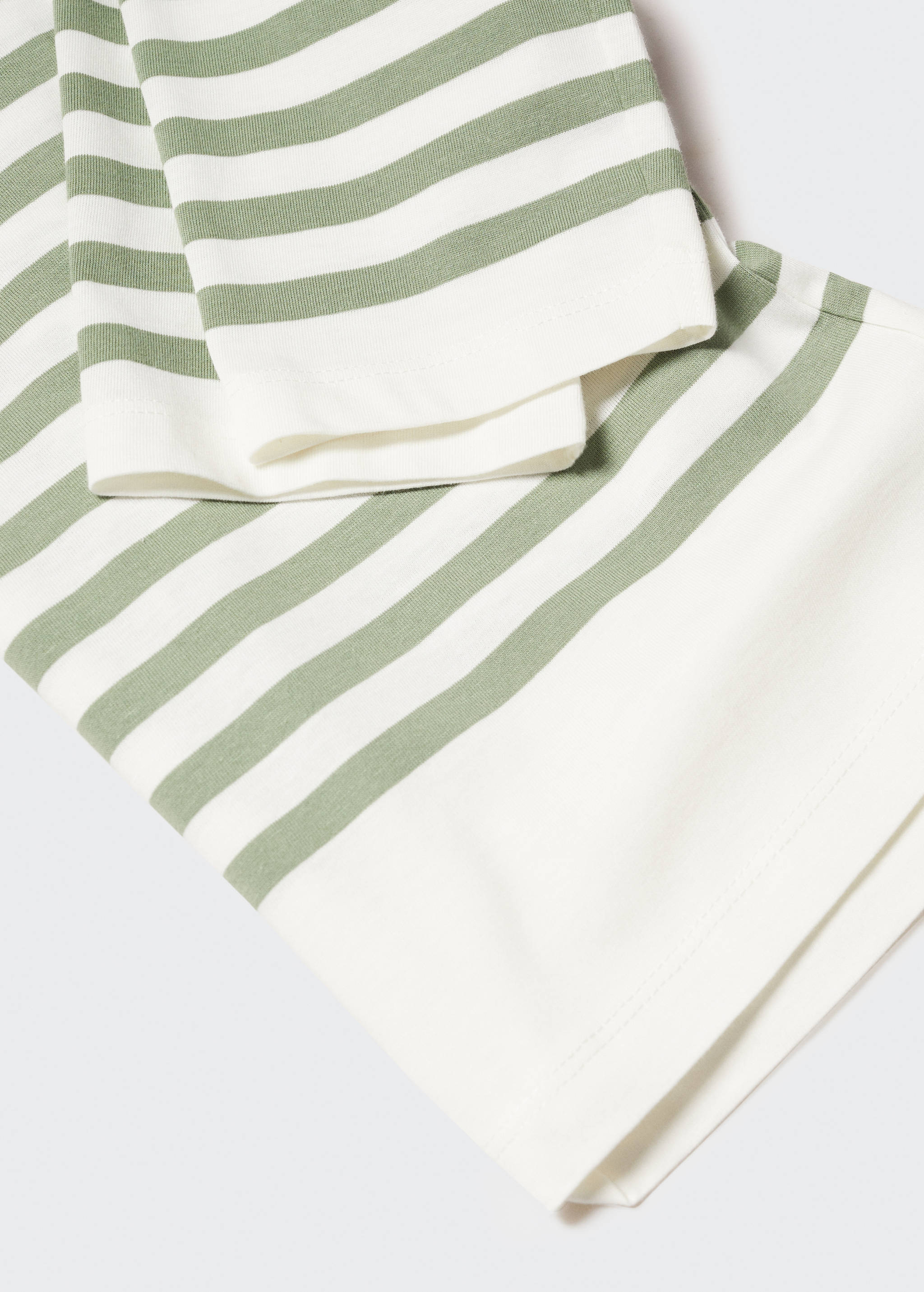 Striped cotton T-shirt - Details of the article 8