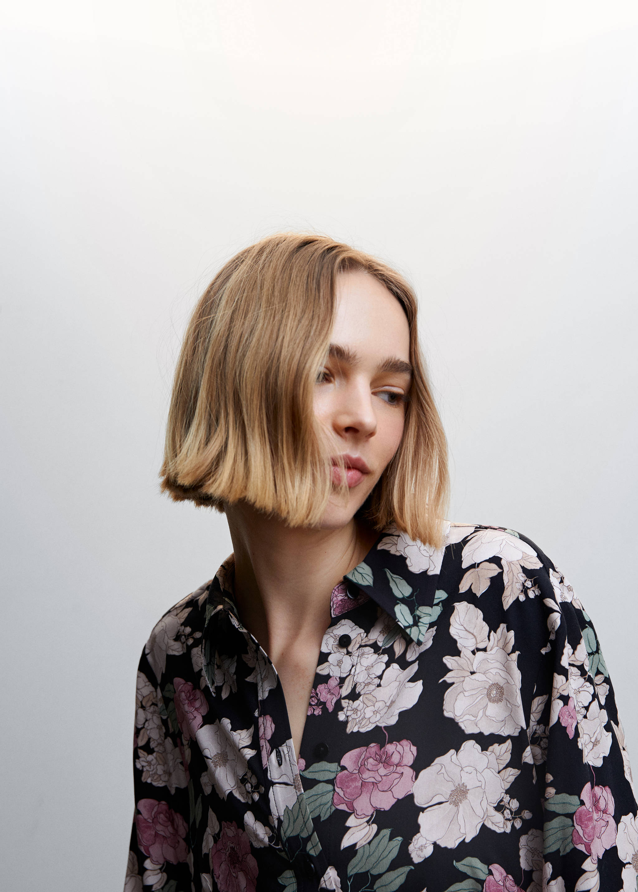 Printed shirt dress - Details of the article 6