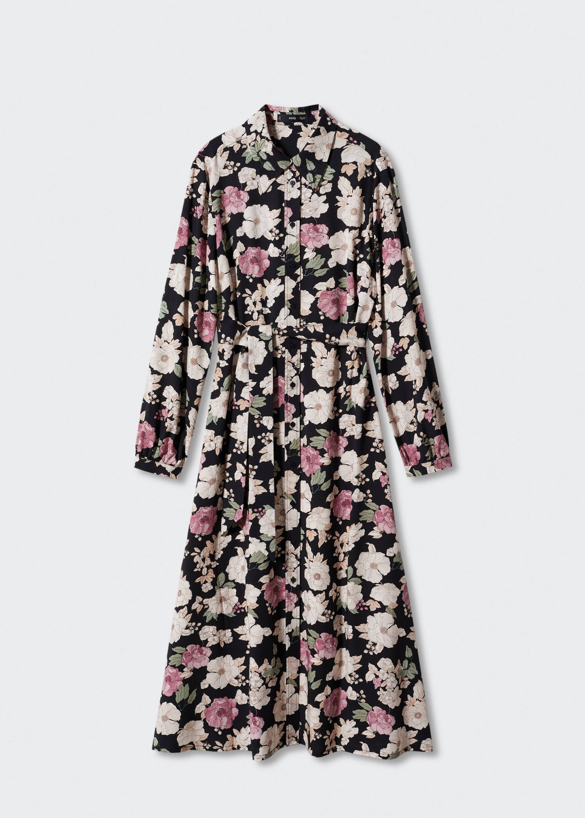 Printed shirt dress - Article without model