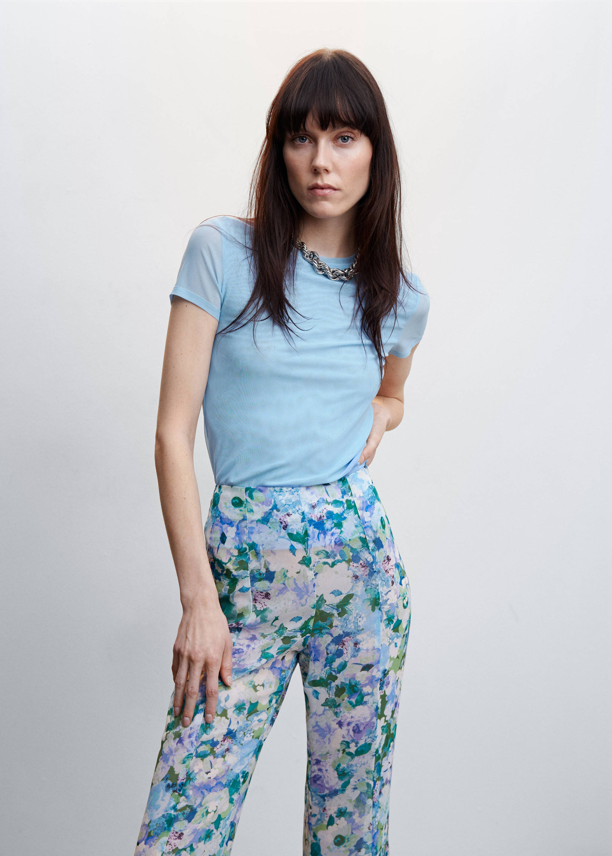 Semi-transparent t-shirt - Medium plane