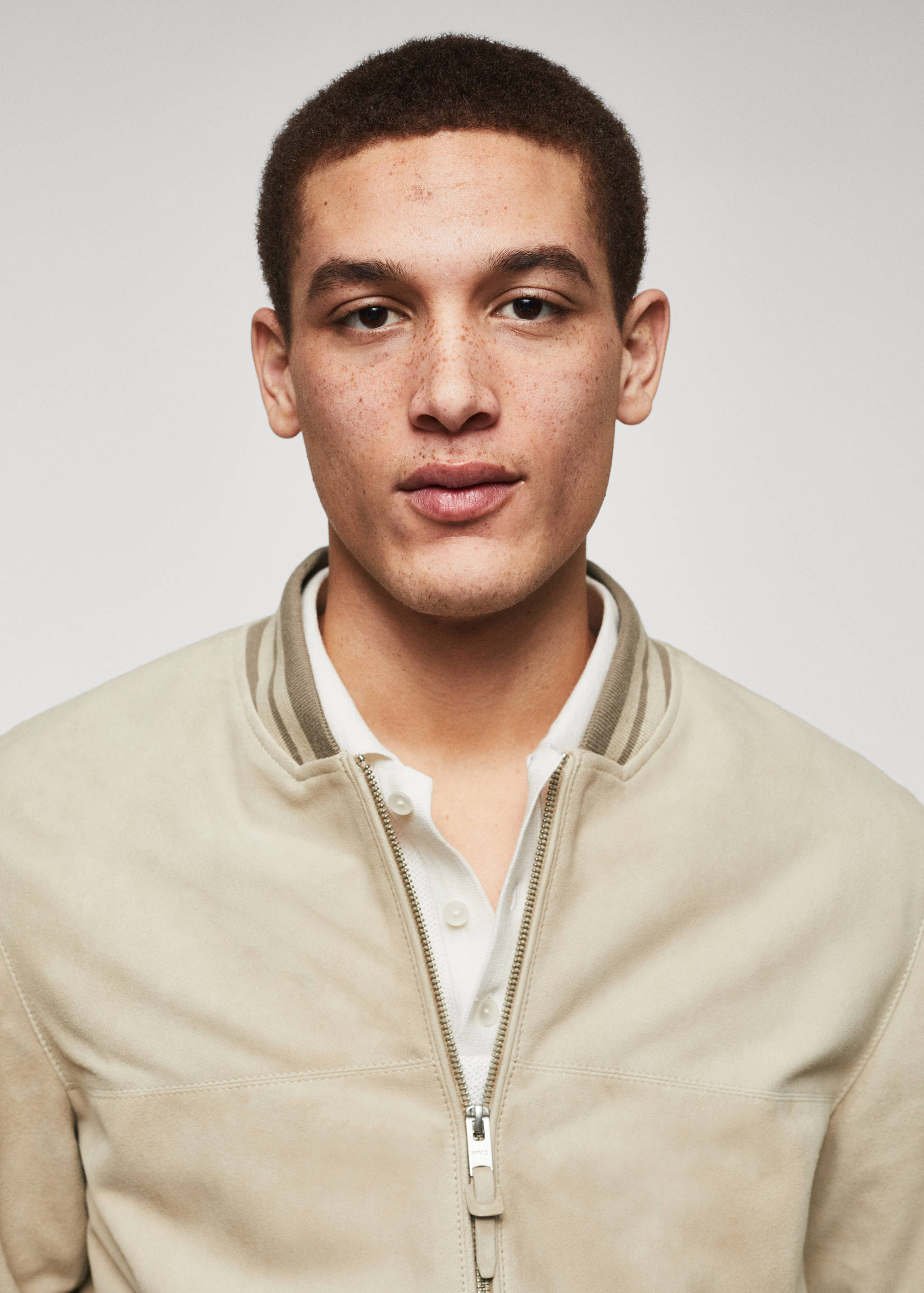 Suèdeleren bomberjack - Detail van het artikel 1