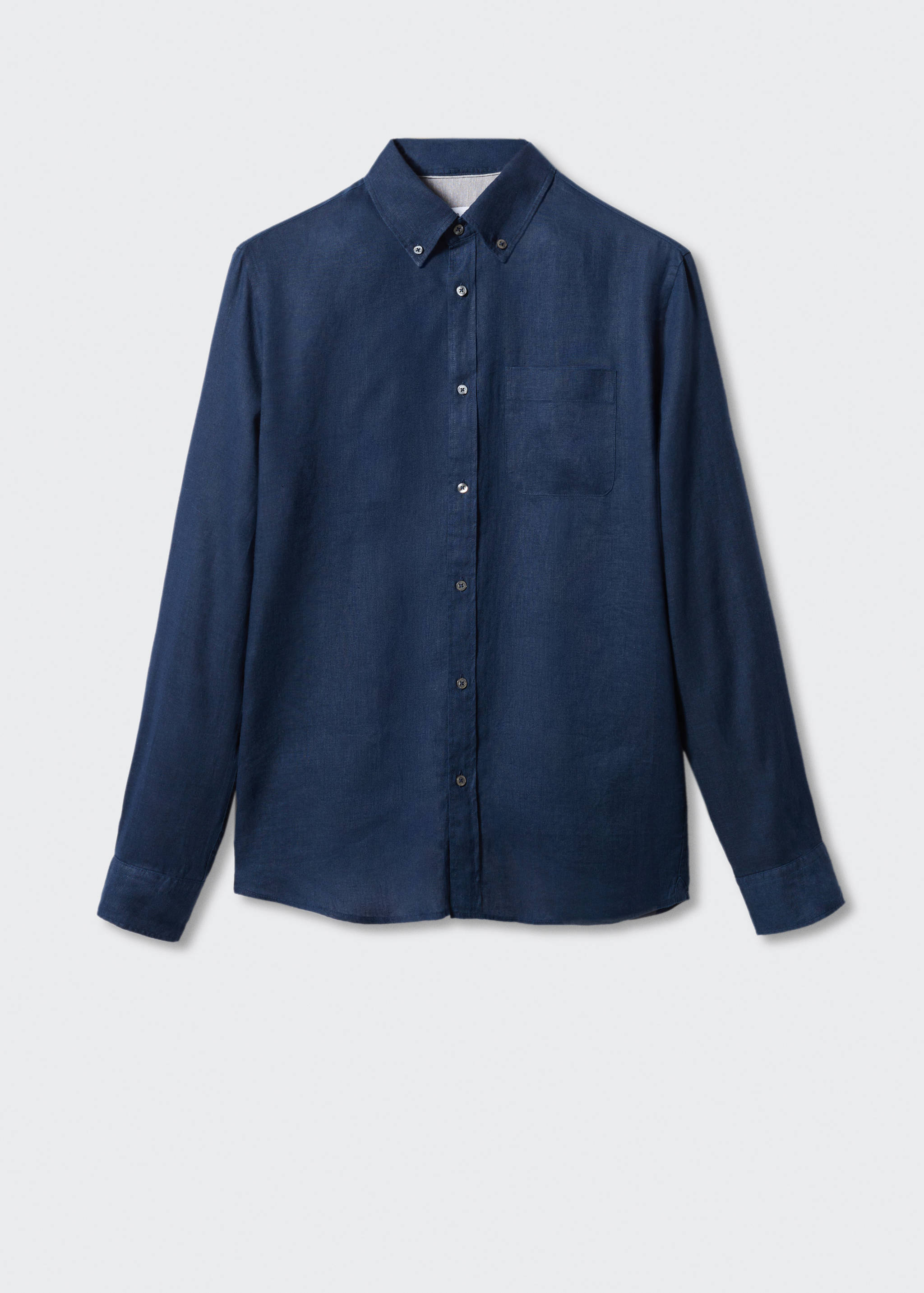 100% linen slim-fit shirt - Article without model