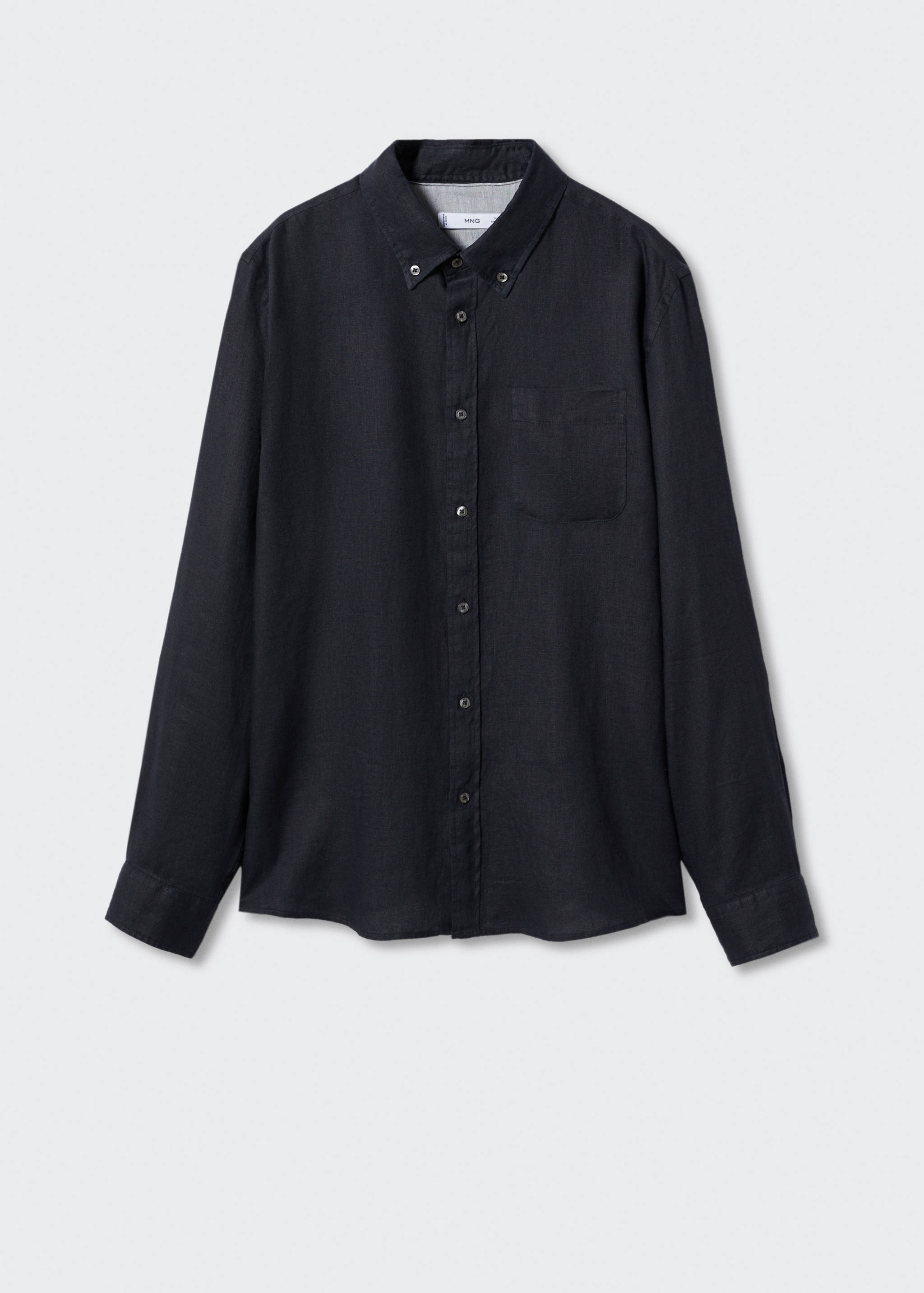 100% linen slim-fit shirt - Article without model