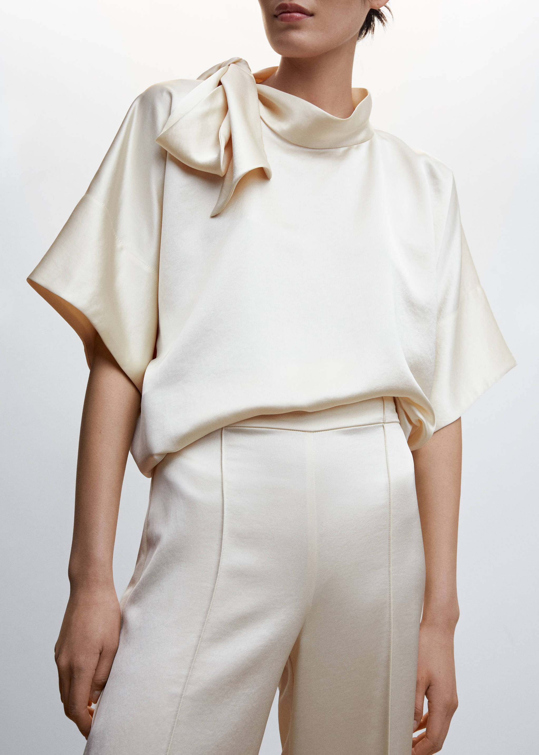 Satin trousers - Details of the article 6