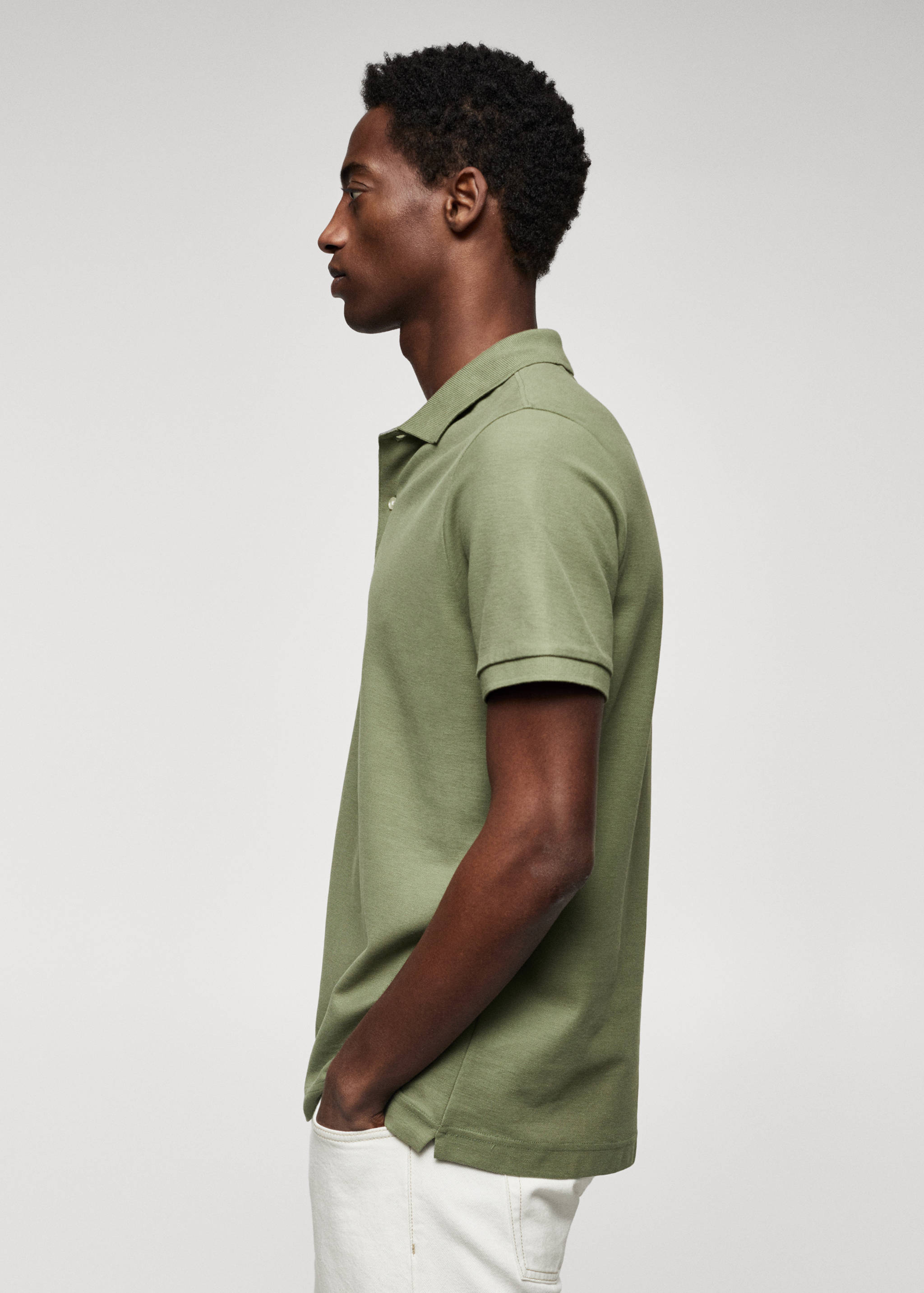 Polohemd aus Baumwollpikee   - Detail des Artikels 6