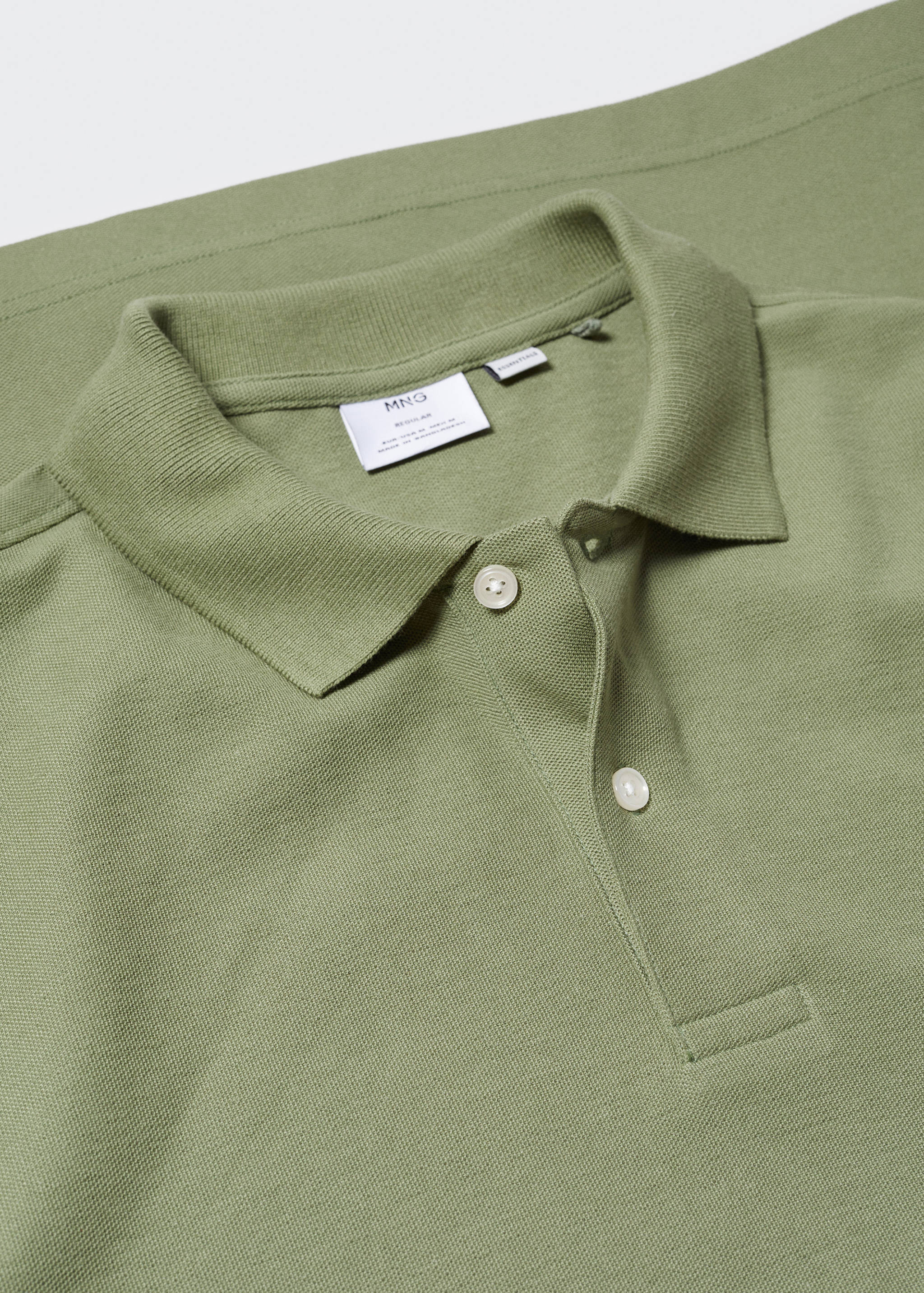 Polohemd aus Baumwollpikee   - Detail des Artikels 8